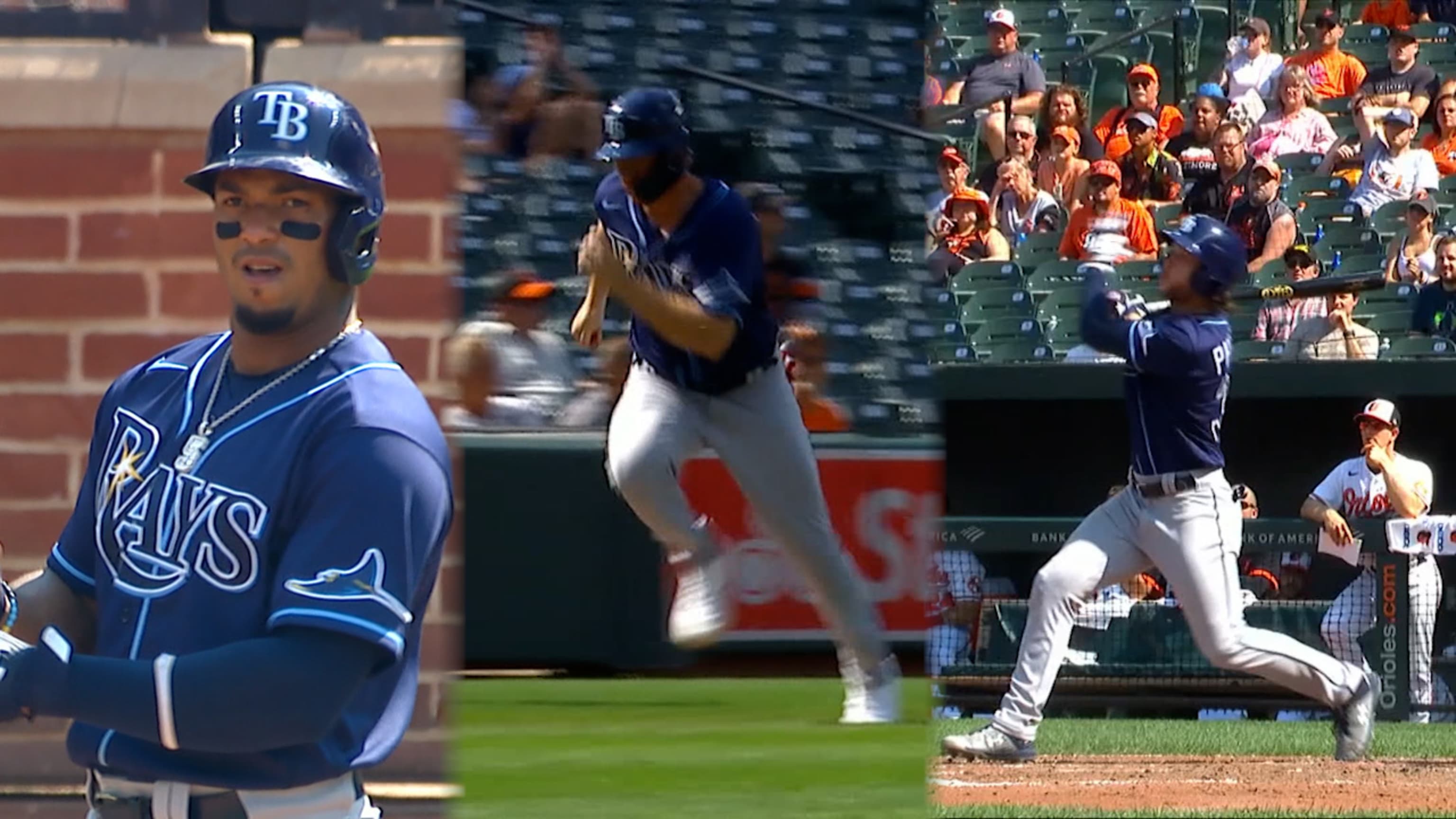 Brett Phillips hits 1 of 3 Rays homers in win over Orioles