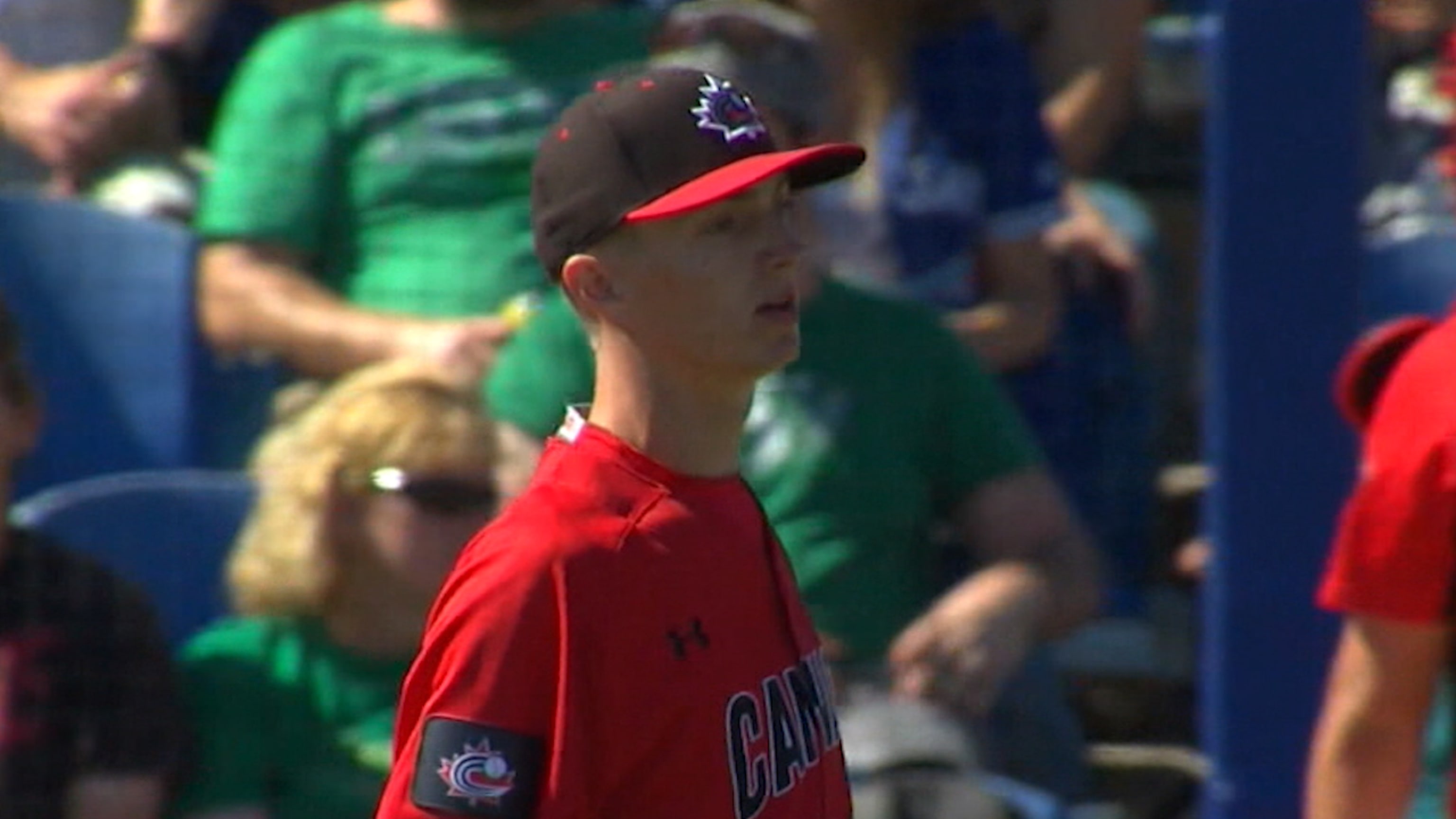 red blue jays baseball shirt