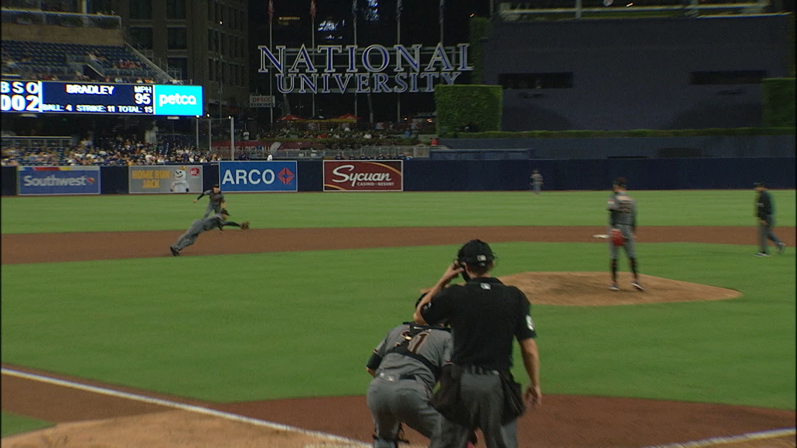 Escobar's diving stop seals win