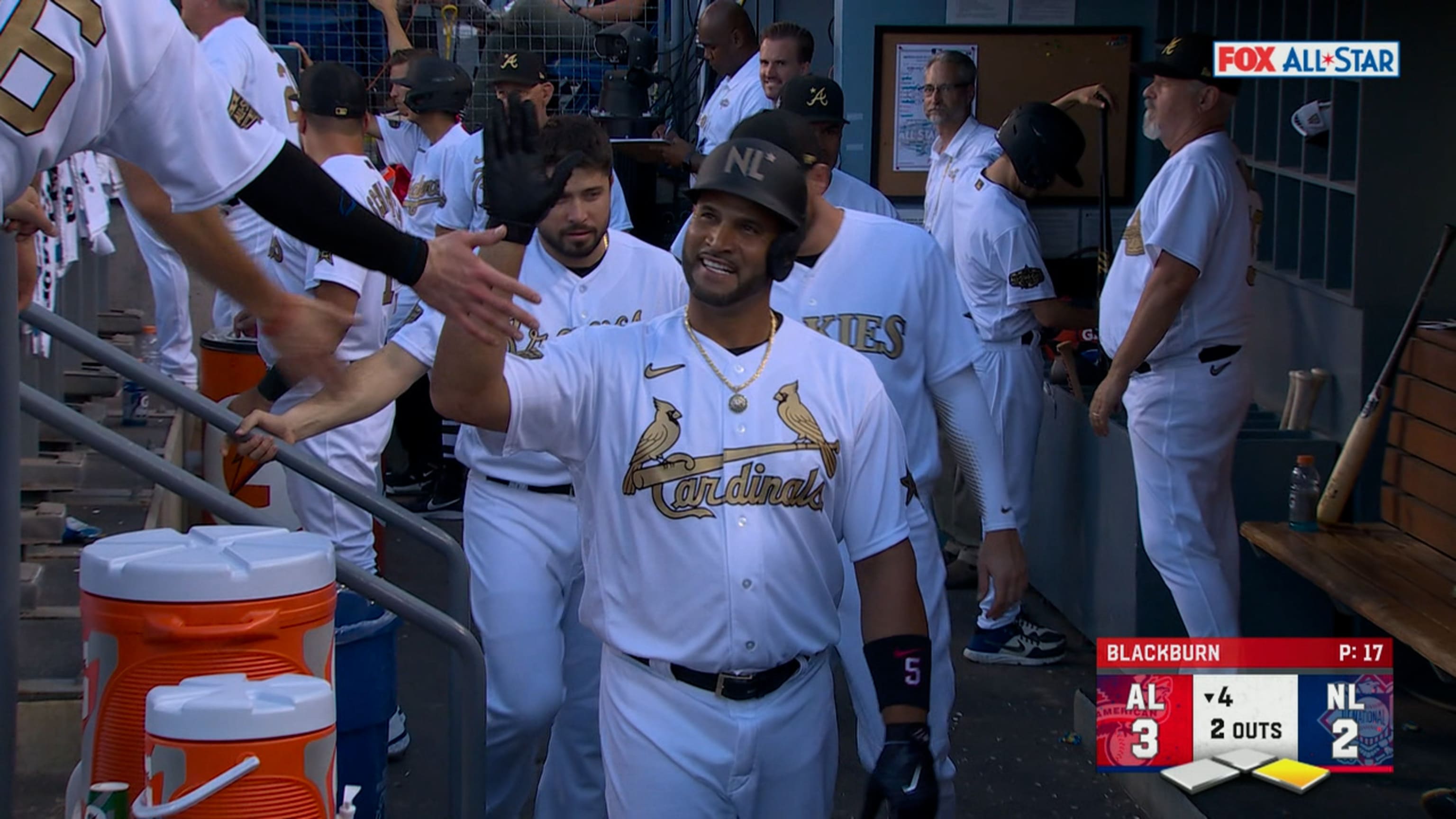 Paul Goldschmidt, Albert Pujols play in 2022 MLB All-Star Game, image size:3072x1728