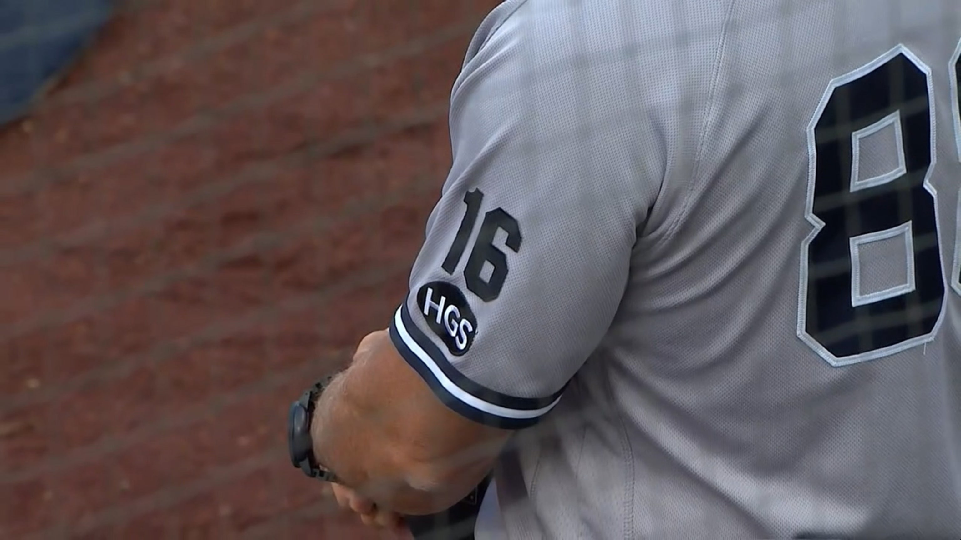 16 on yankees uniform