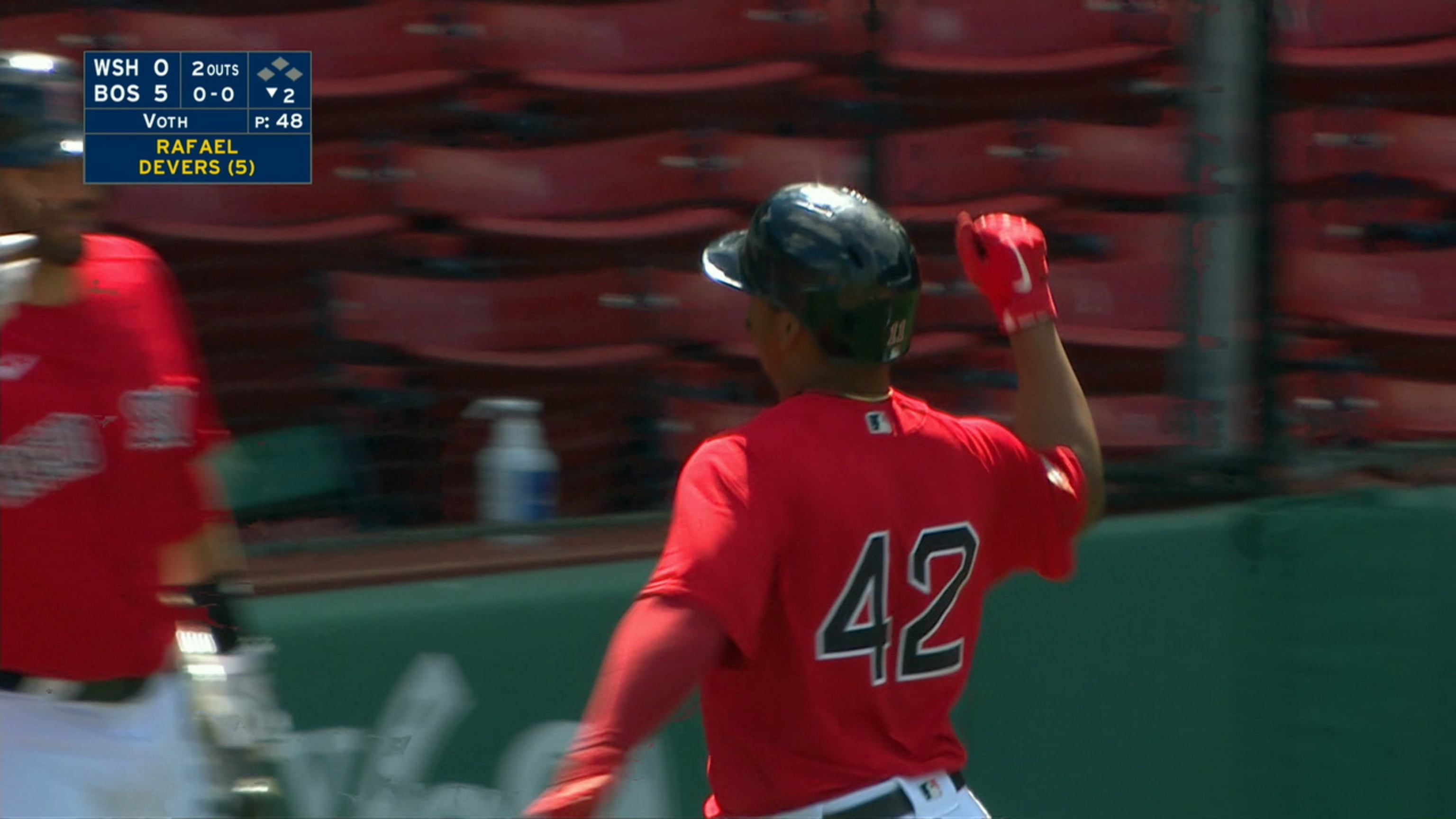 HR de dos carreras de Rafael Devers