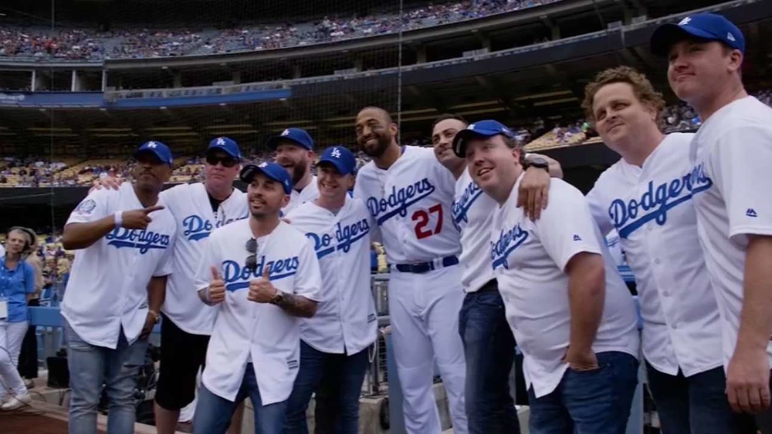 The Sandlot' cast reunited at Dodger Stadium for the film's 25th