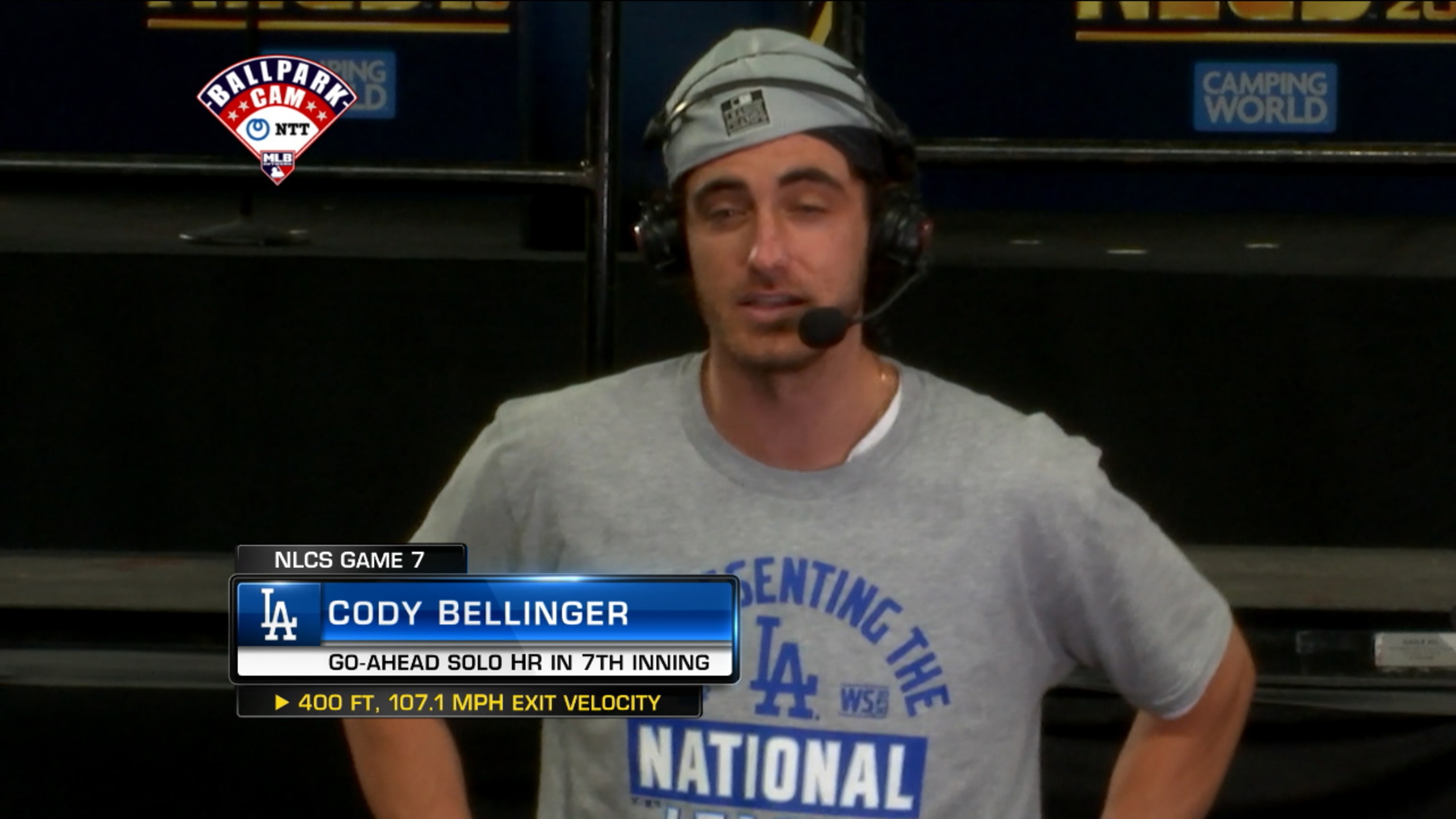 Dodgers' Cody Bellinger dislocates shoulder while celebrating clutch home  run in NLCS Game 7 win