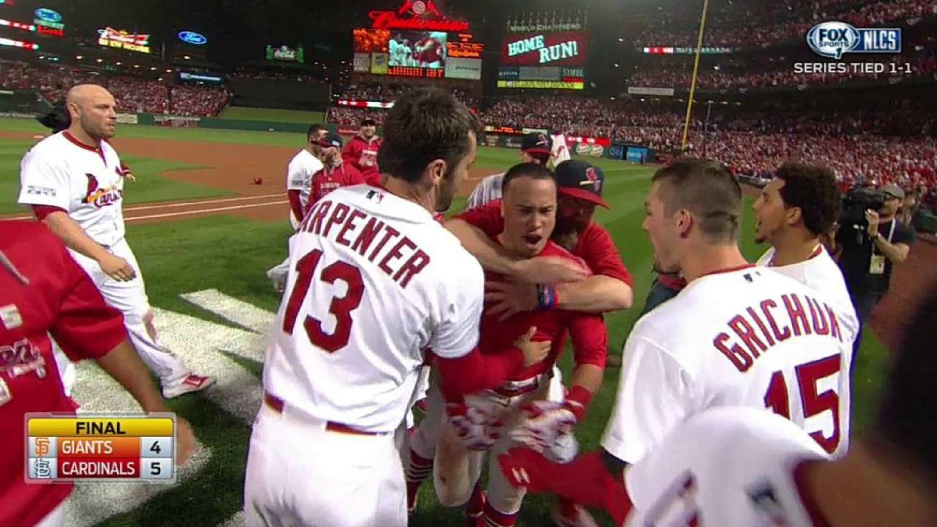 MLB on X: OSCAR GONZALEZ WALK-OFF HOMER IN THE 15th! #POSTSEASON