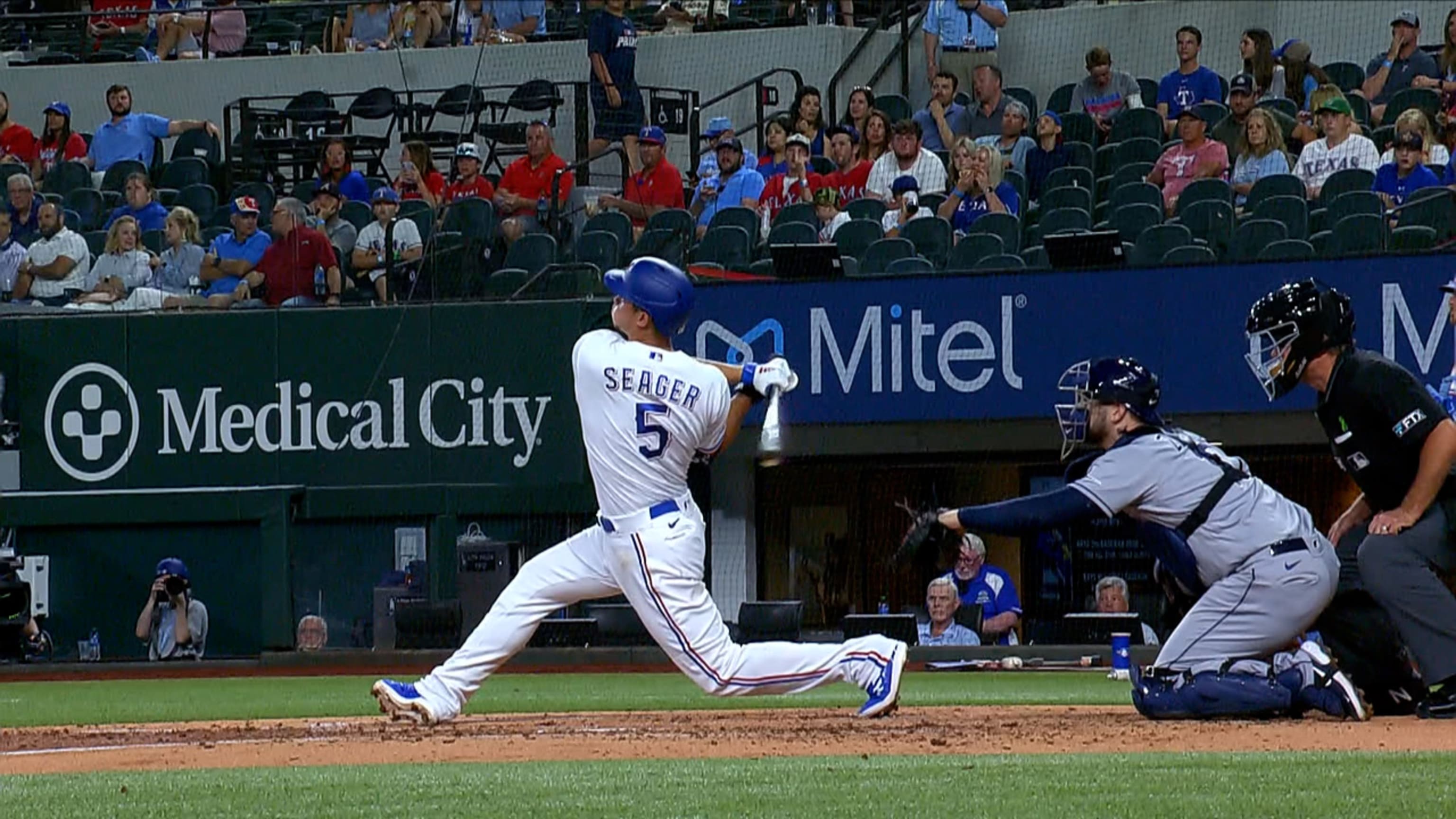 Corey Seager having home success with Rangers