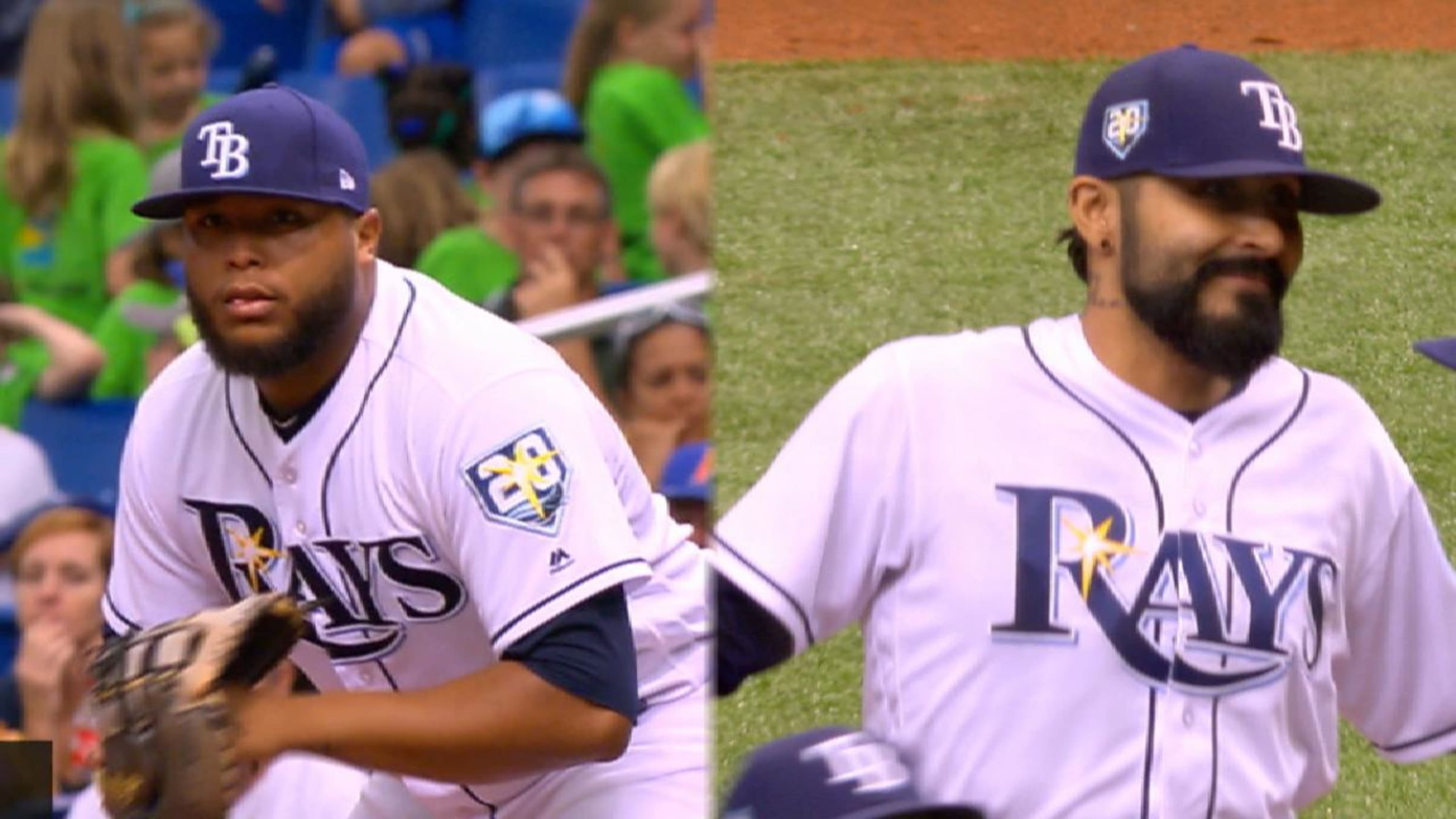 The Rays played reliever Jose Alvarado at first base as part of some  serious bullpen shenanigans