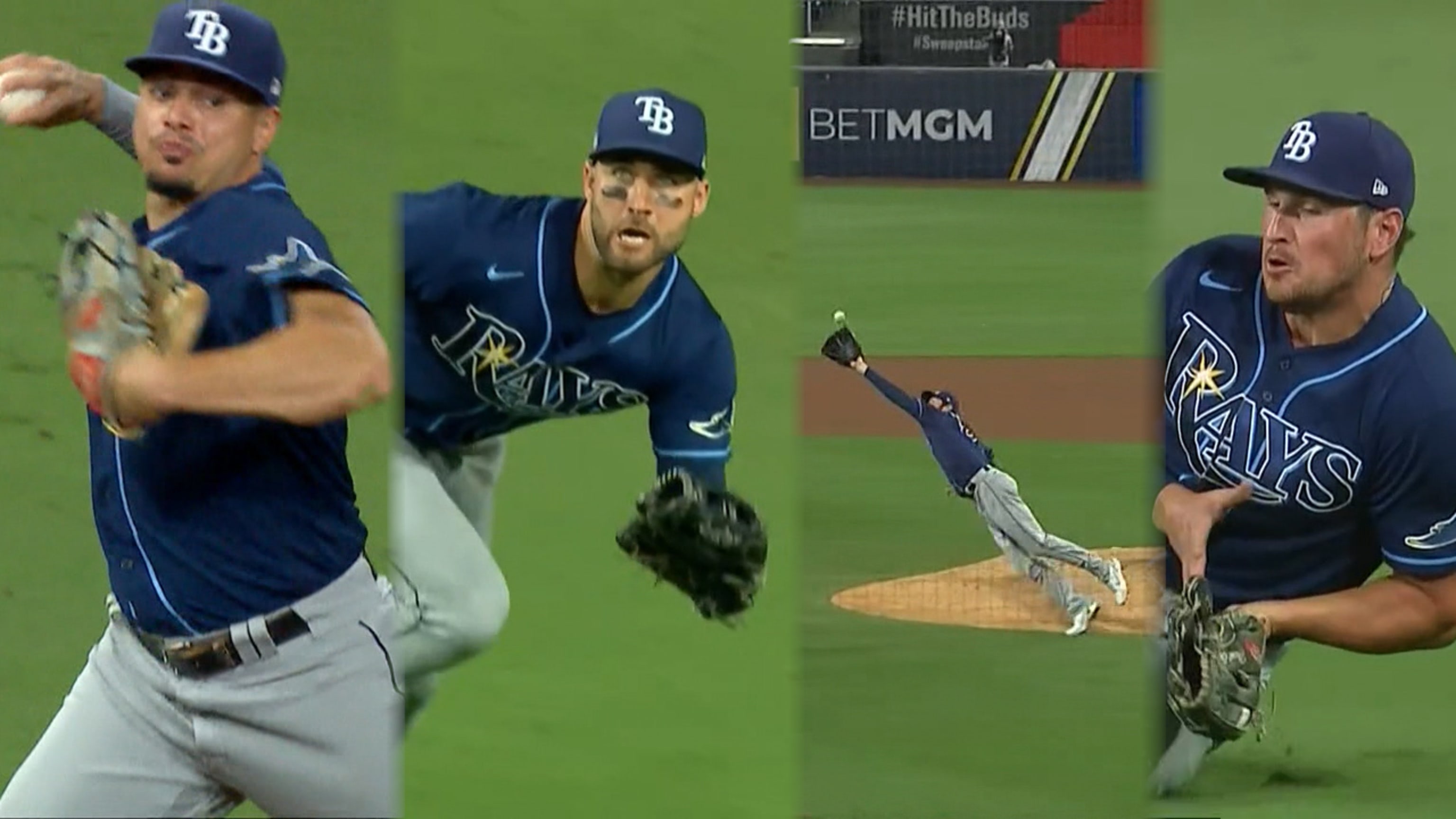 Rays deslumbran con defensa 