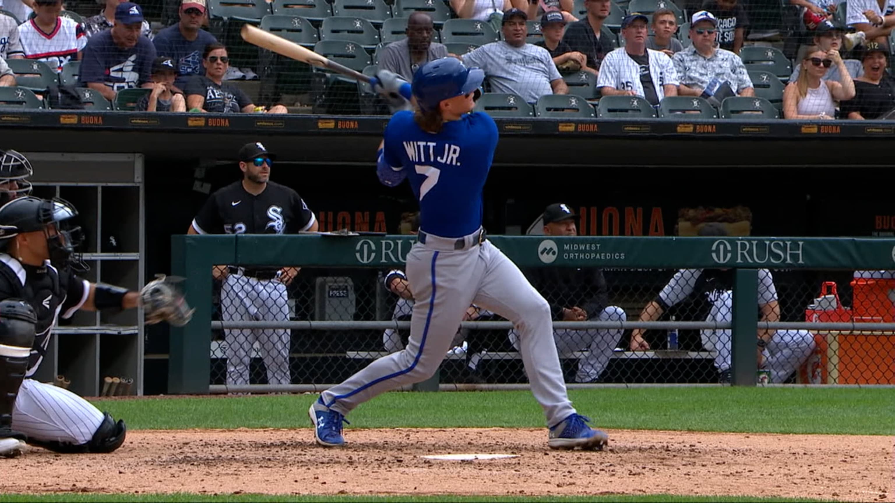 HR solitario de Bobby Witt Jr.