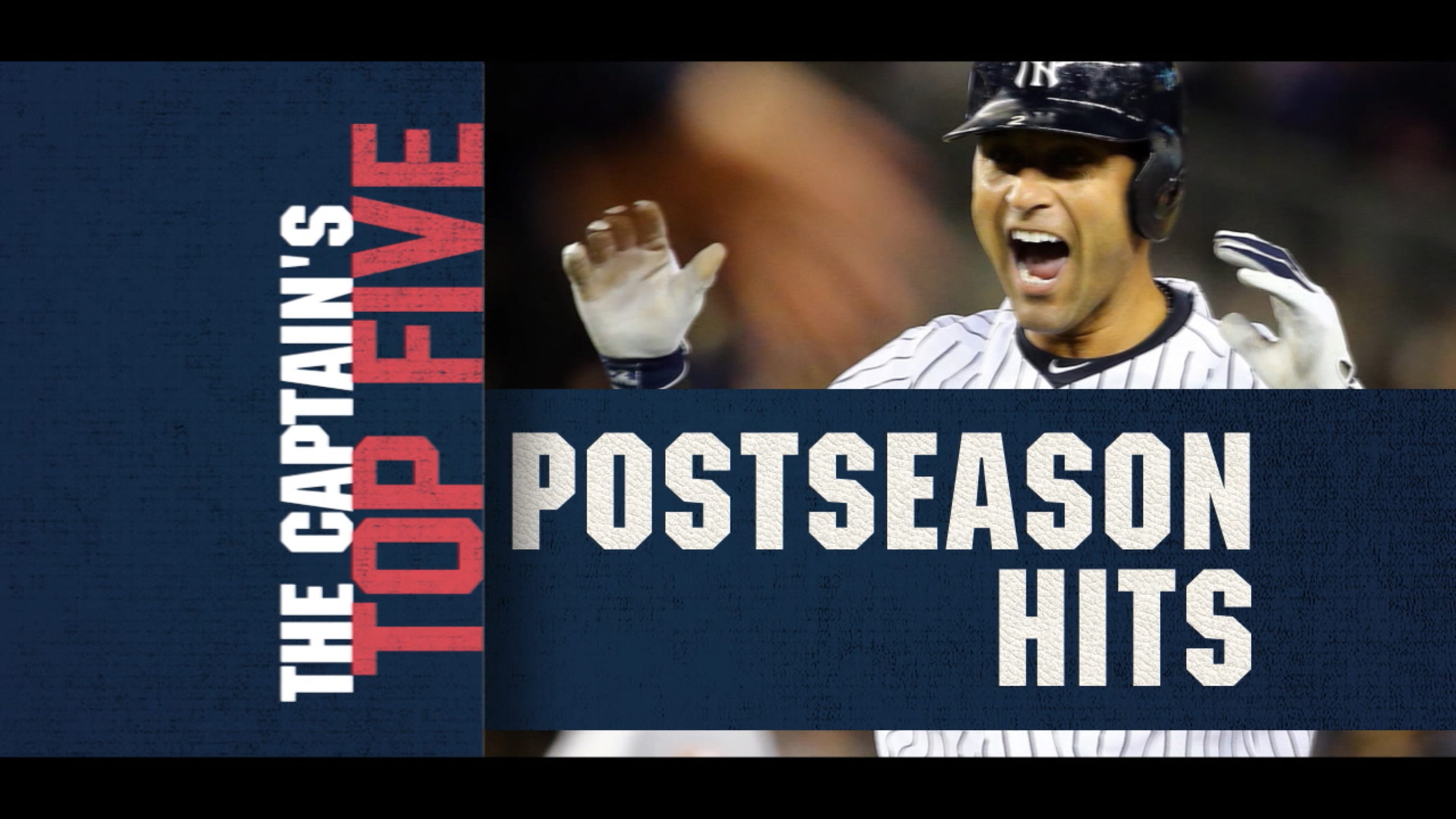 Cinco mejores hits de Jeter en playoffs