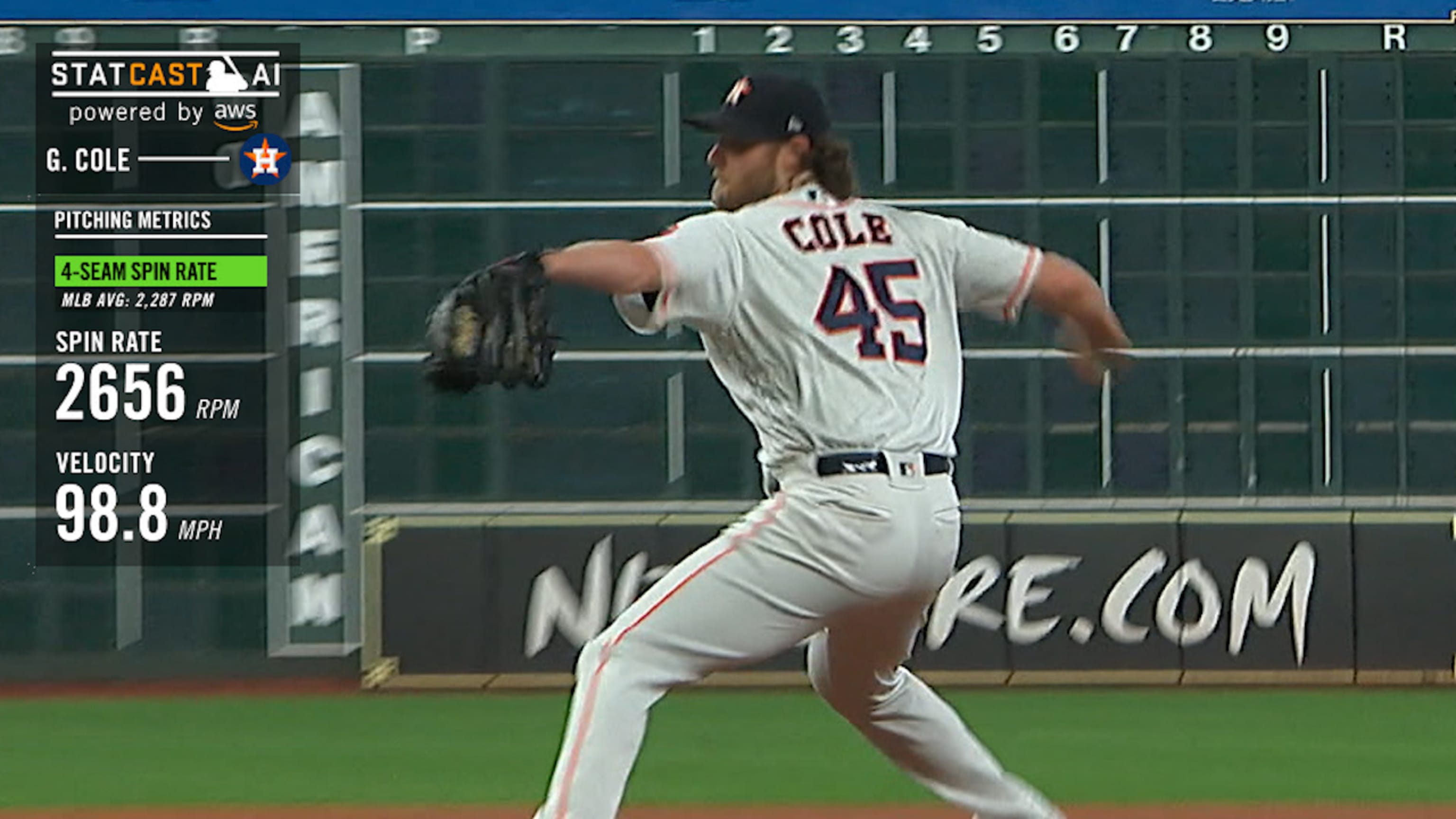 Gerrit Cole Ranked 2nd on MLB Network's Top 10 Starting Pitchers