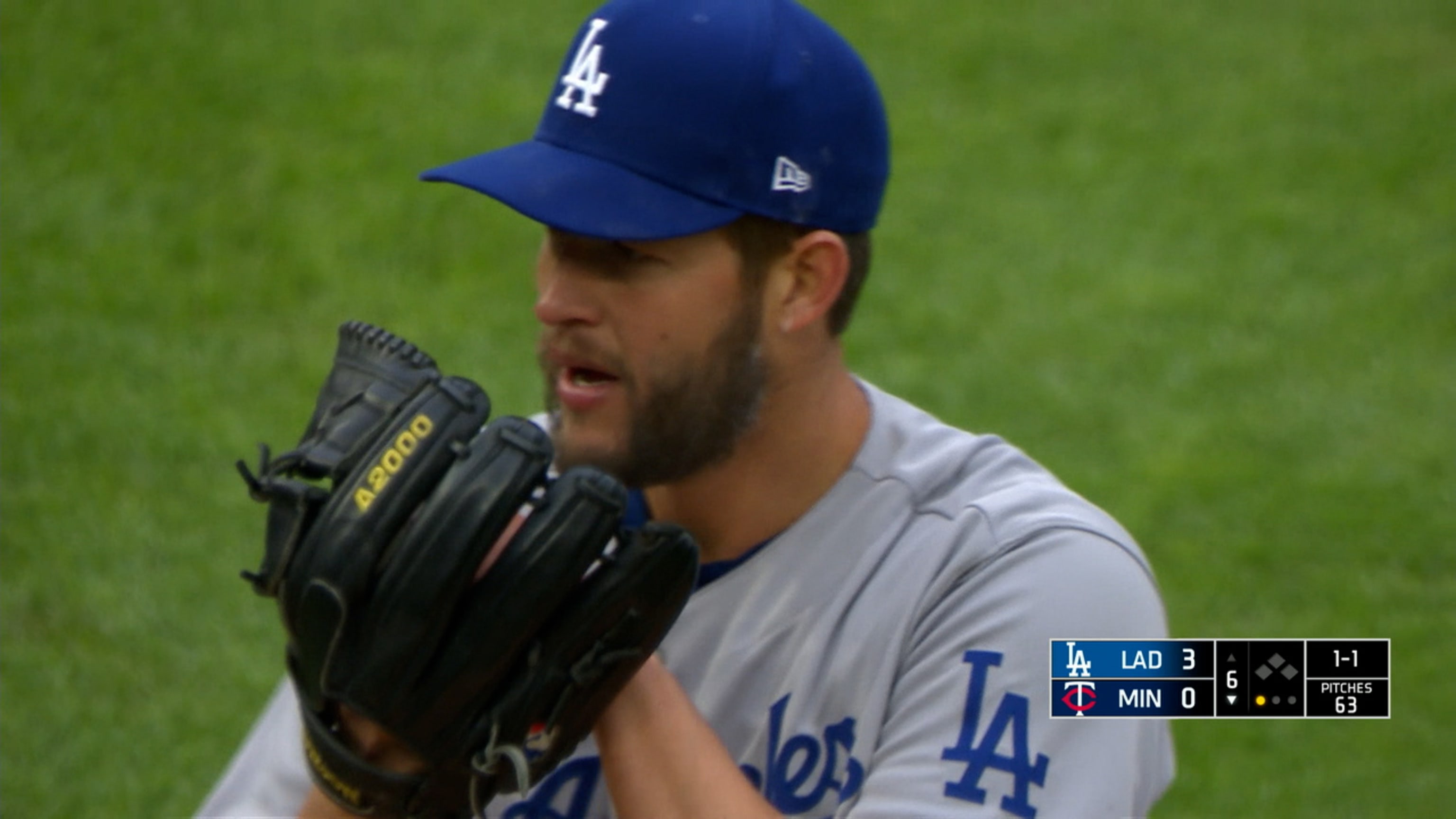 Kershaw perfecto en 7 innings