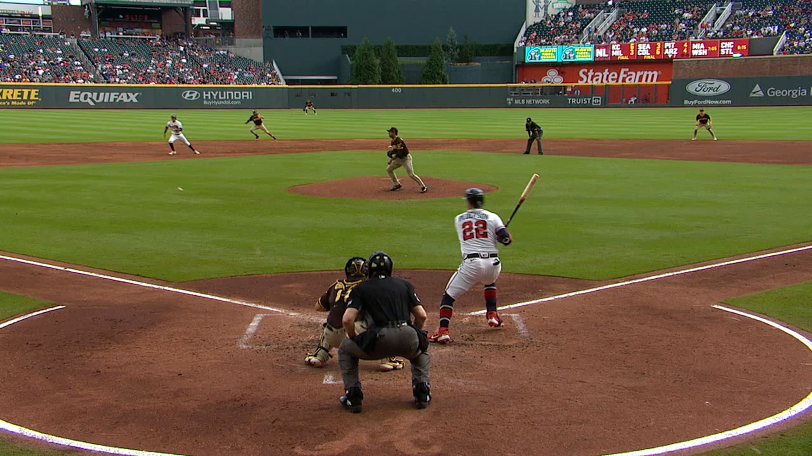 Padres Win 1, But Rain Forces Suspension of 2nd Game of Doubleheader in  Atlanta - Times of San Diego