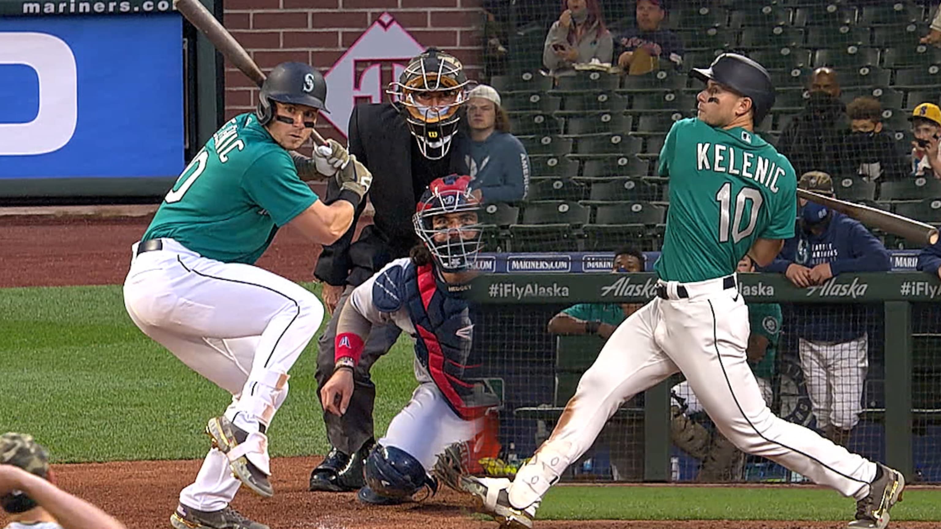 Jarred Kelenic's first hits, HR