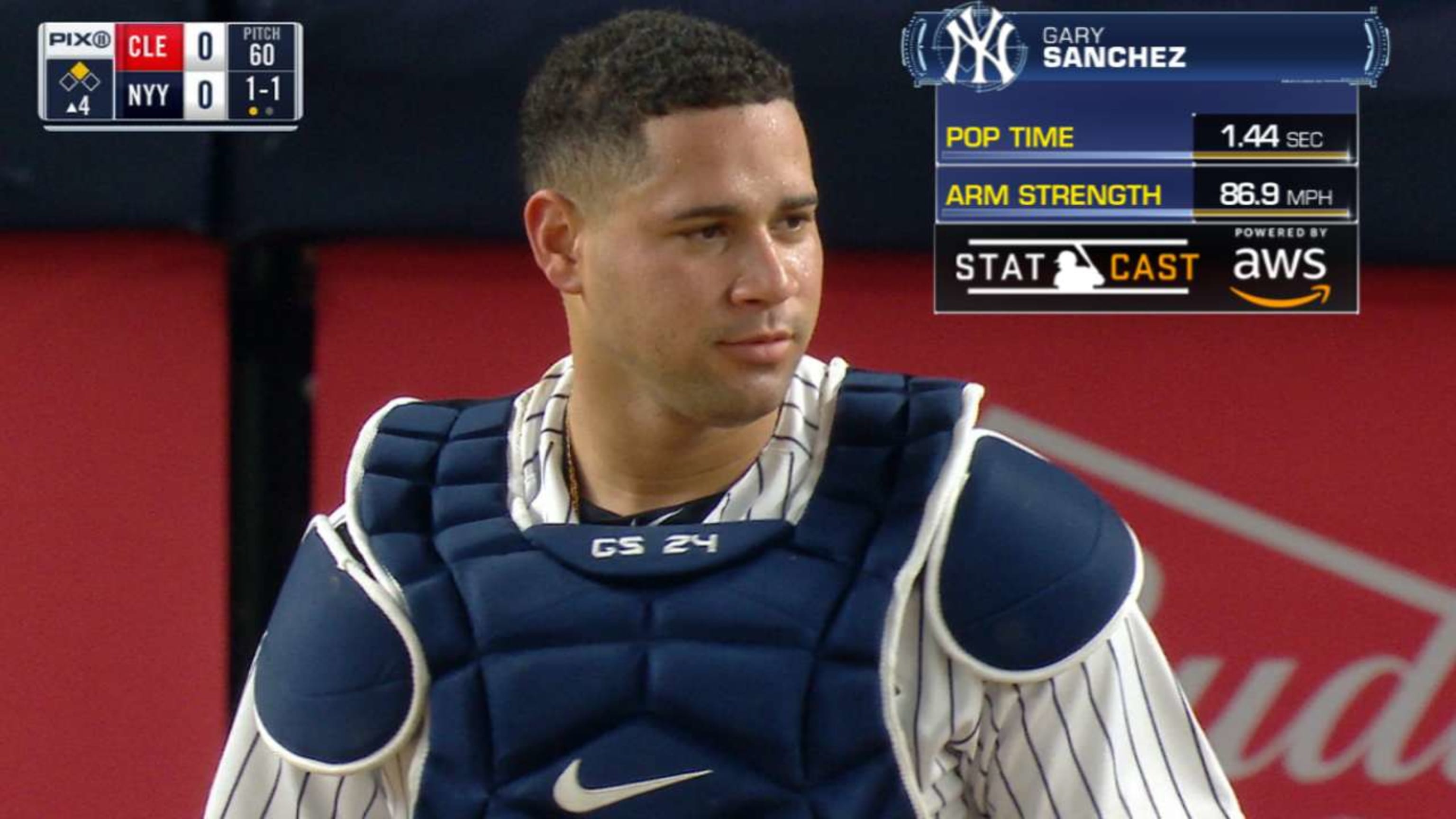 New York Yankees catcher Gary Sanchez isn't going anywhere