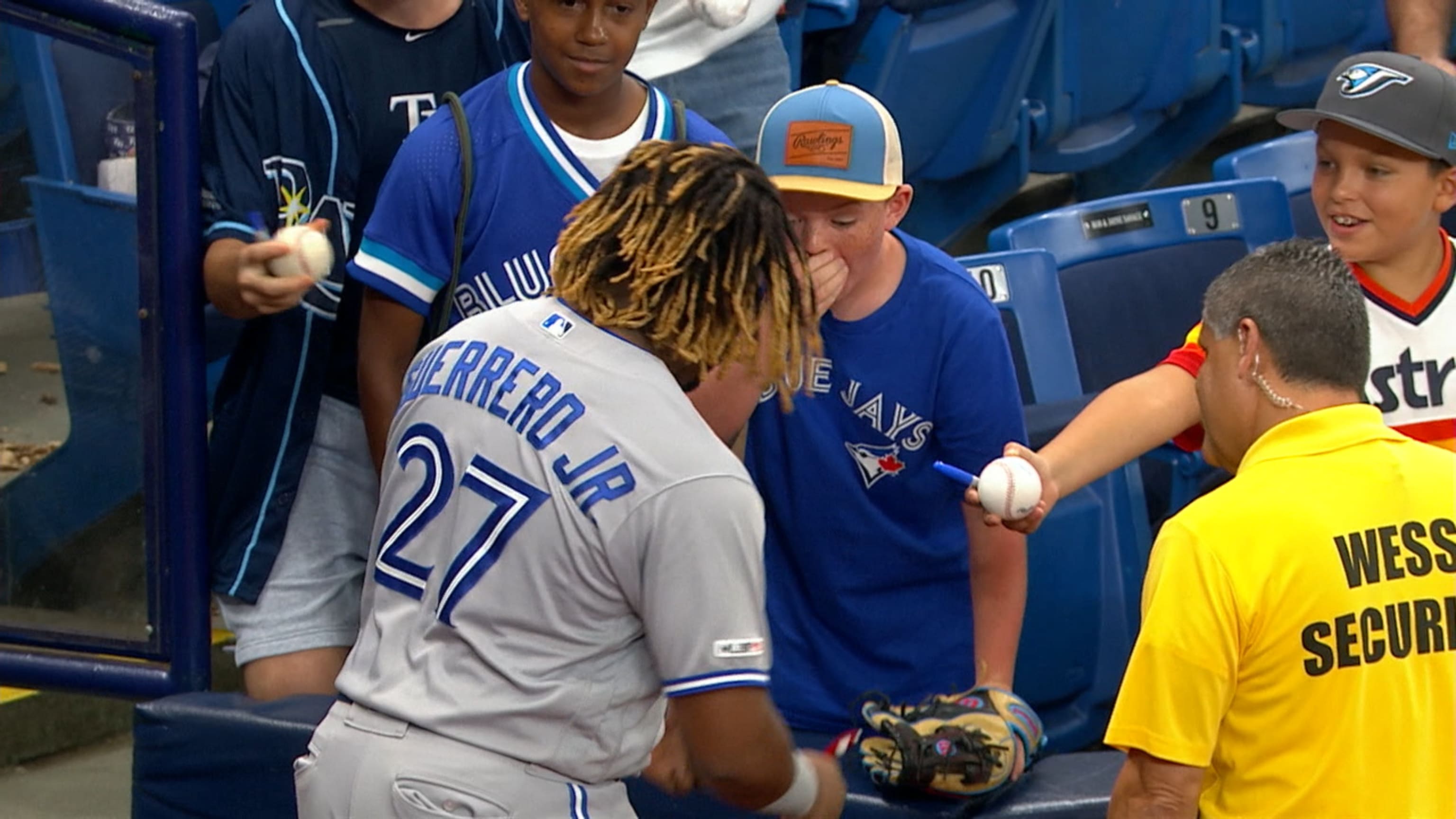 pics Vladimir Guerrero Jr As A Kid vladimir guerrero jr signs for excited