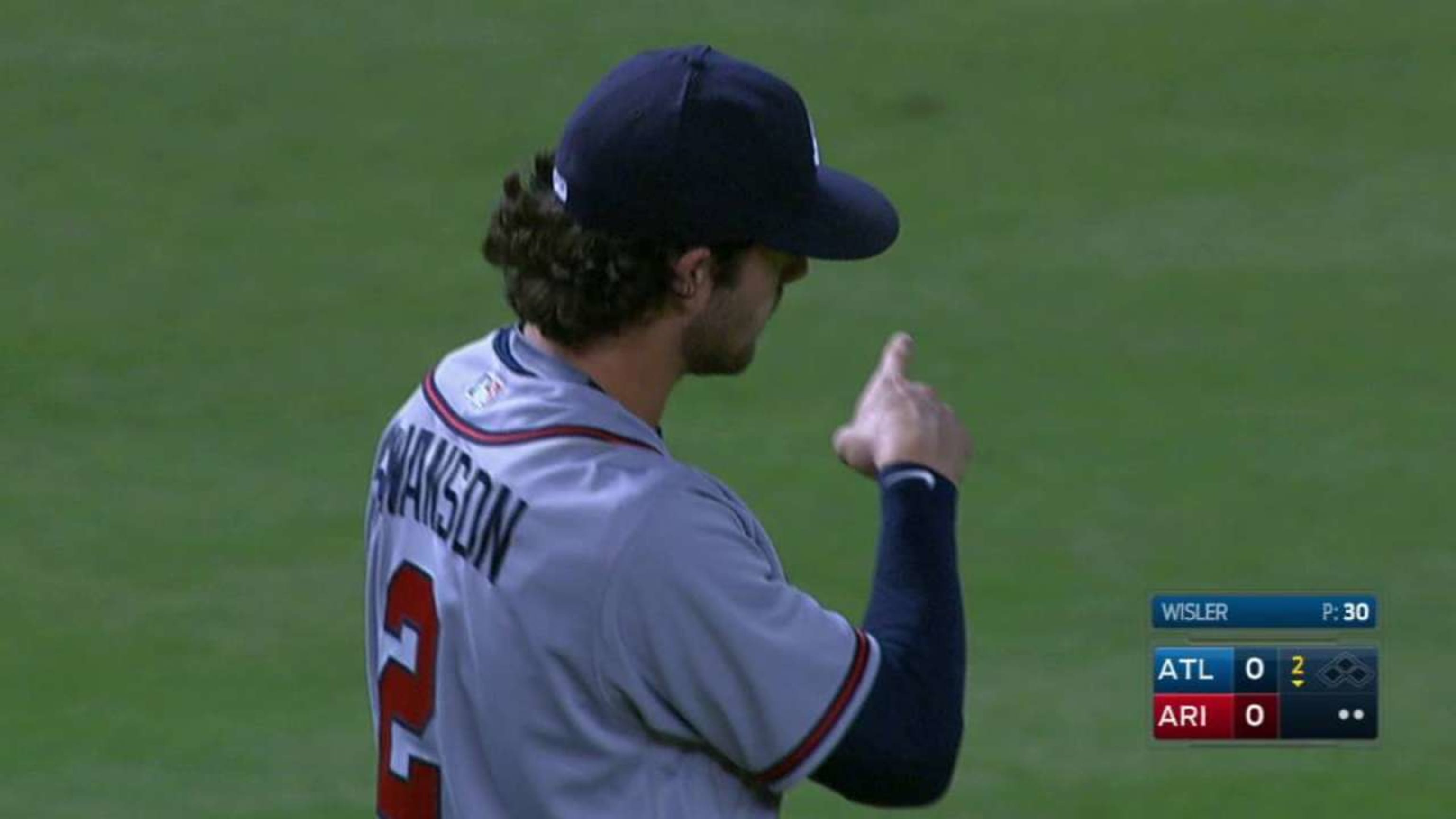 Be mesmerized by the majesty with which Dansby Swanson fielded this  grounder