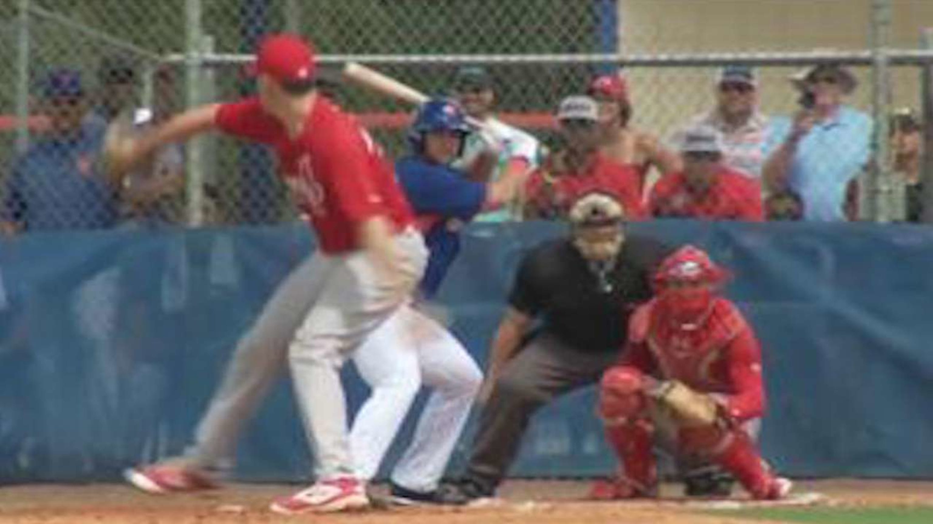 Tim Tebow Hit a Home Run on the First Pitch He Saw to Start His Season