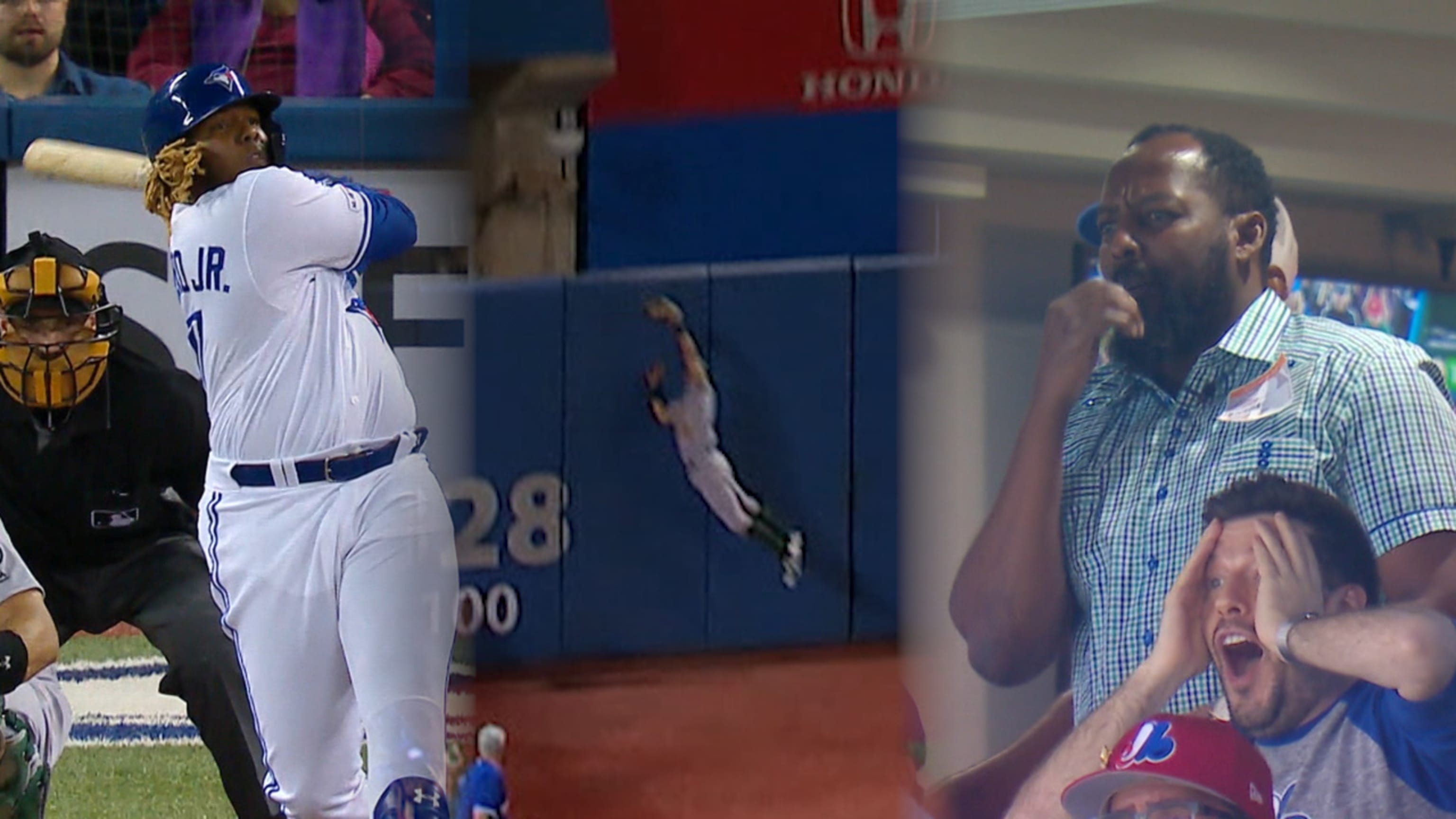 Watch: Vladimir Guerrero Jr. and father combine for first pitch