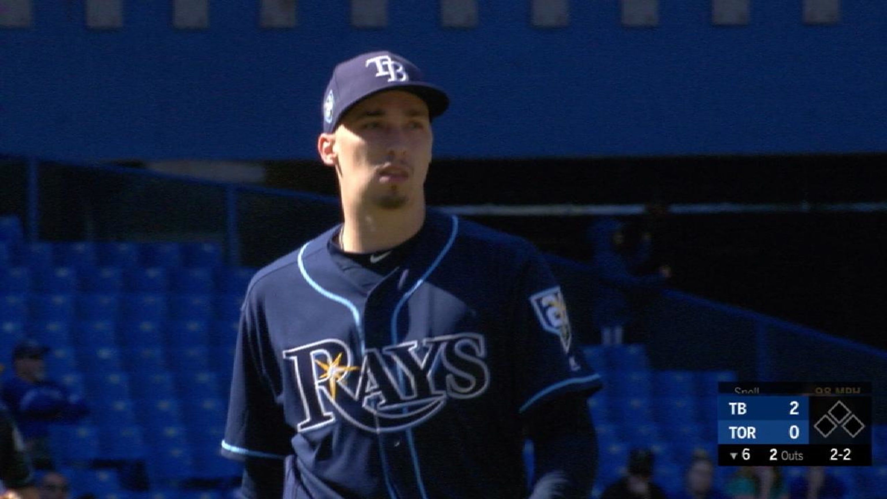 Rays Blake Snell At Spring Training 