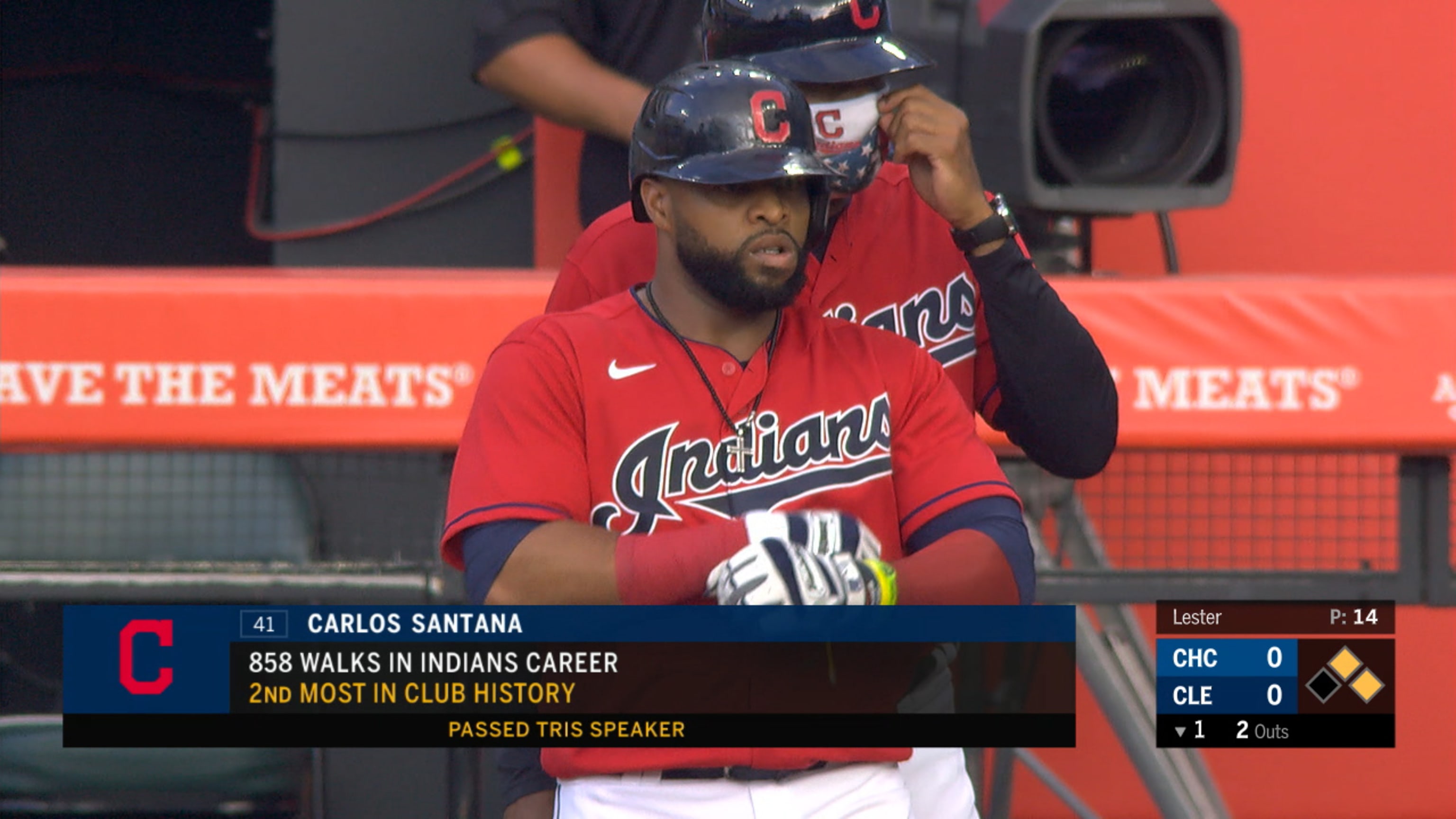 carlos santana indians