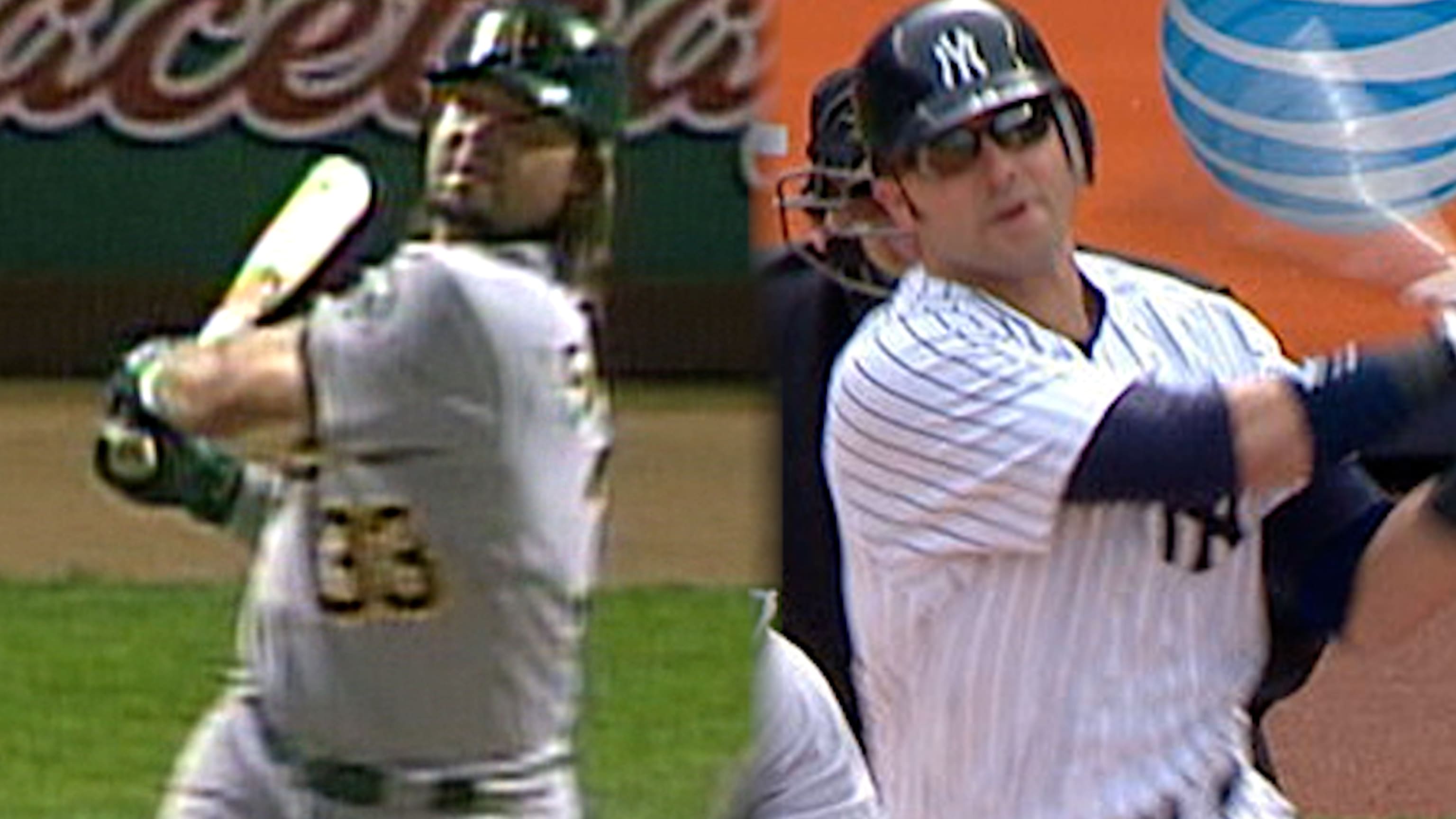 Nick Swisher representing Yankees in Home Run Derby X