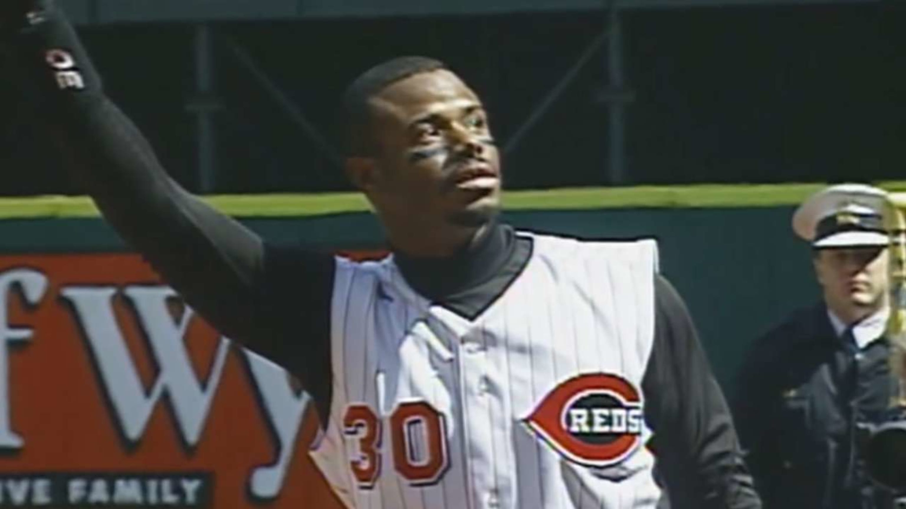 Griffey's first Reds home run