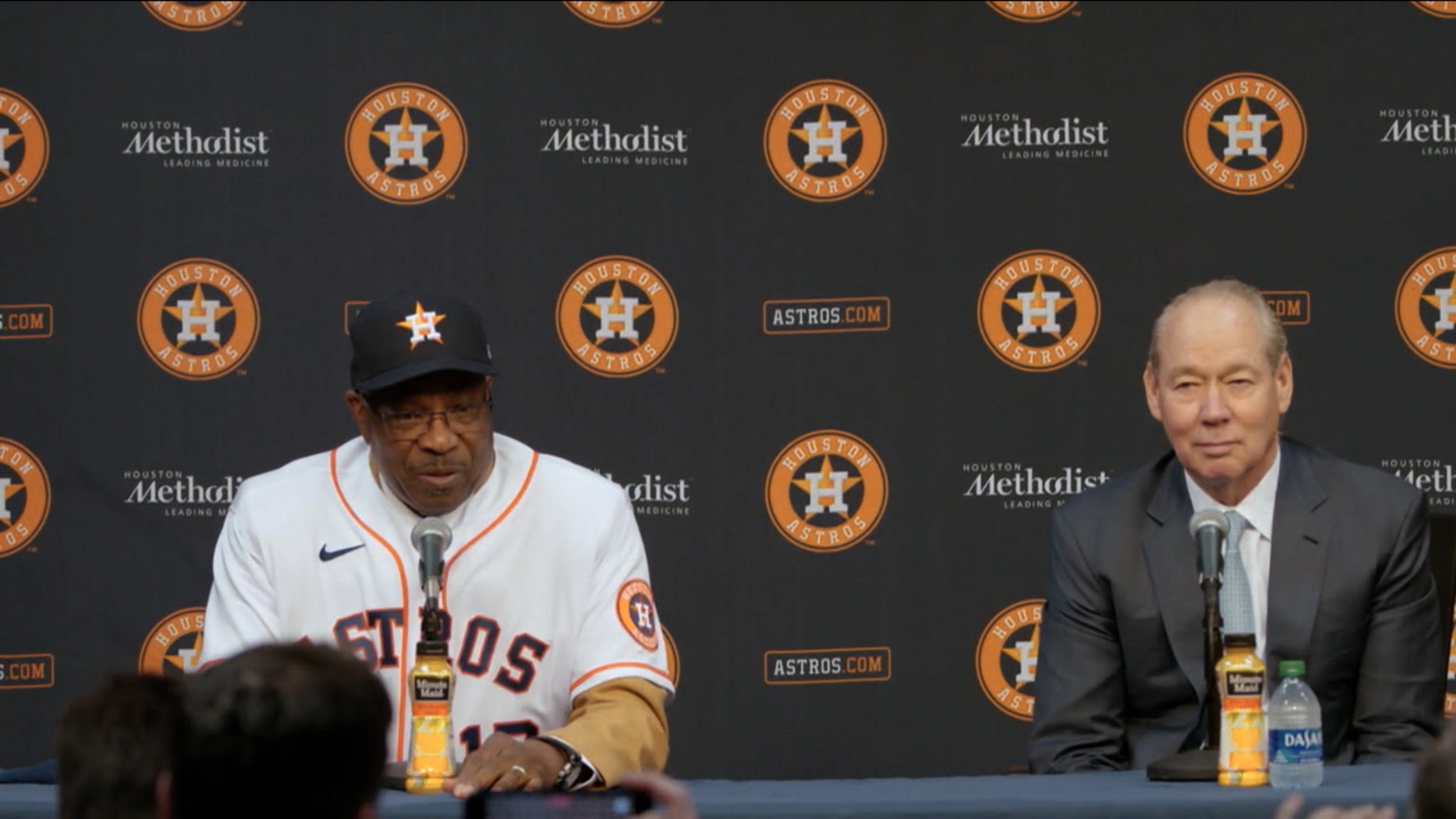 Dusty Baker introduced as Astros manager