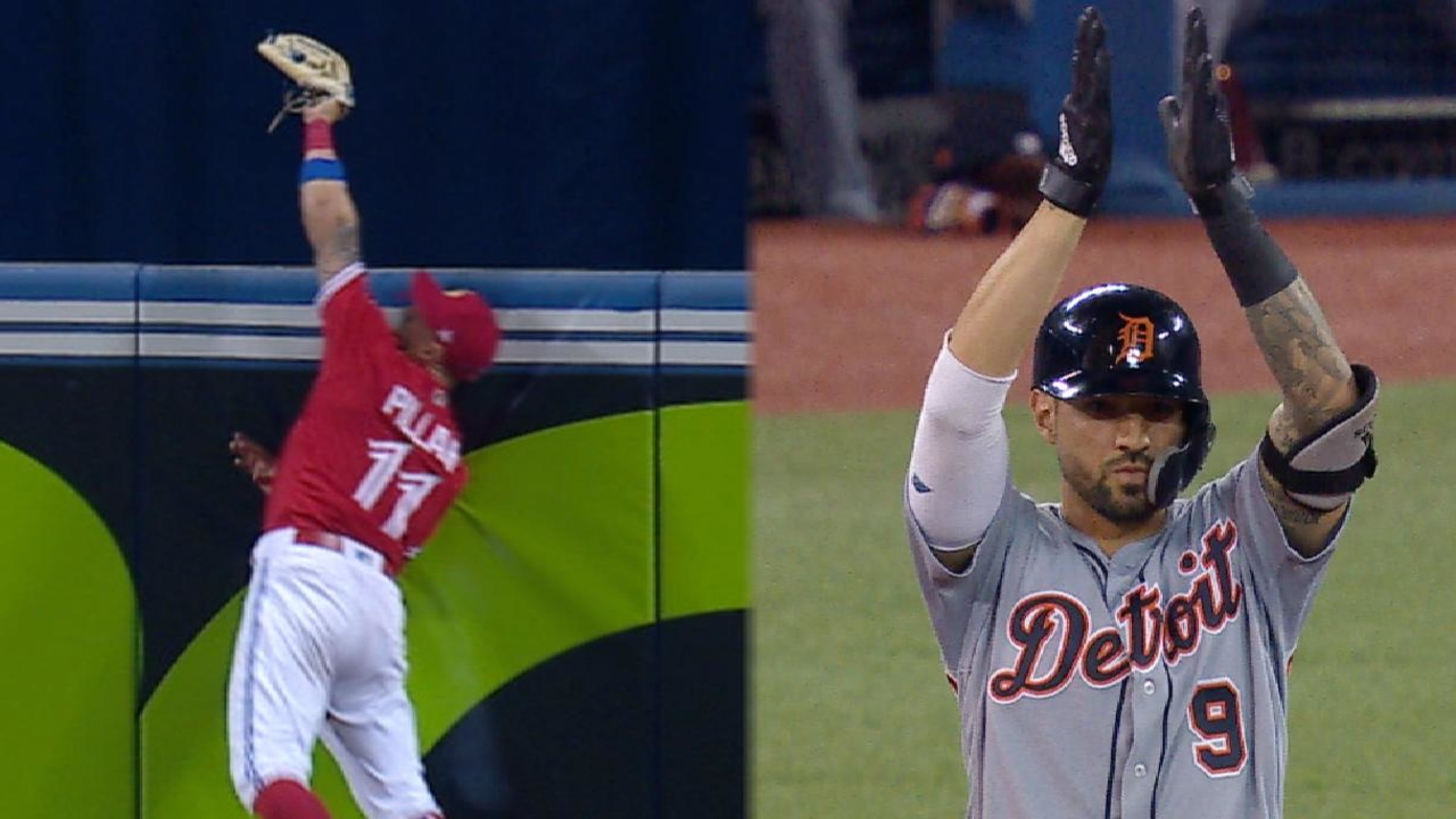 Kevin Pillar and Nicholas Castellanos had a spirited chat about