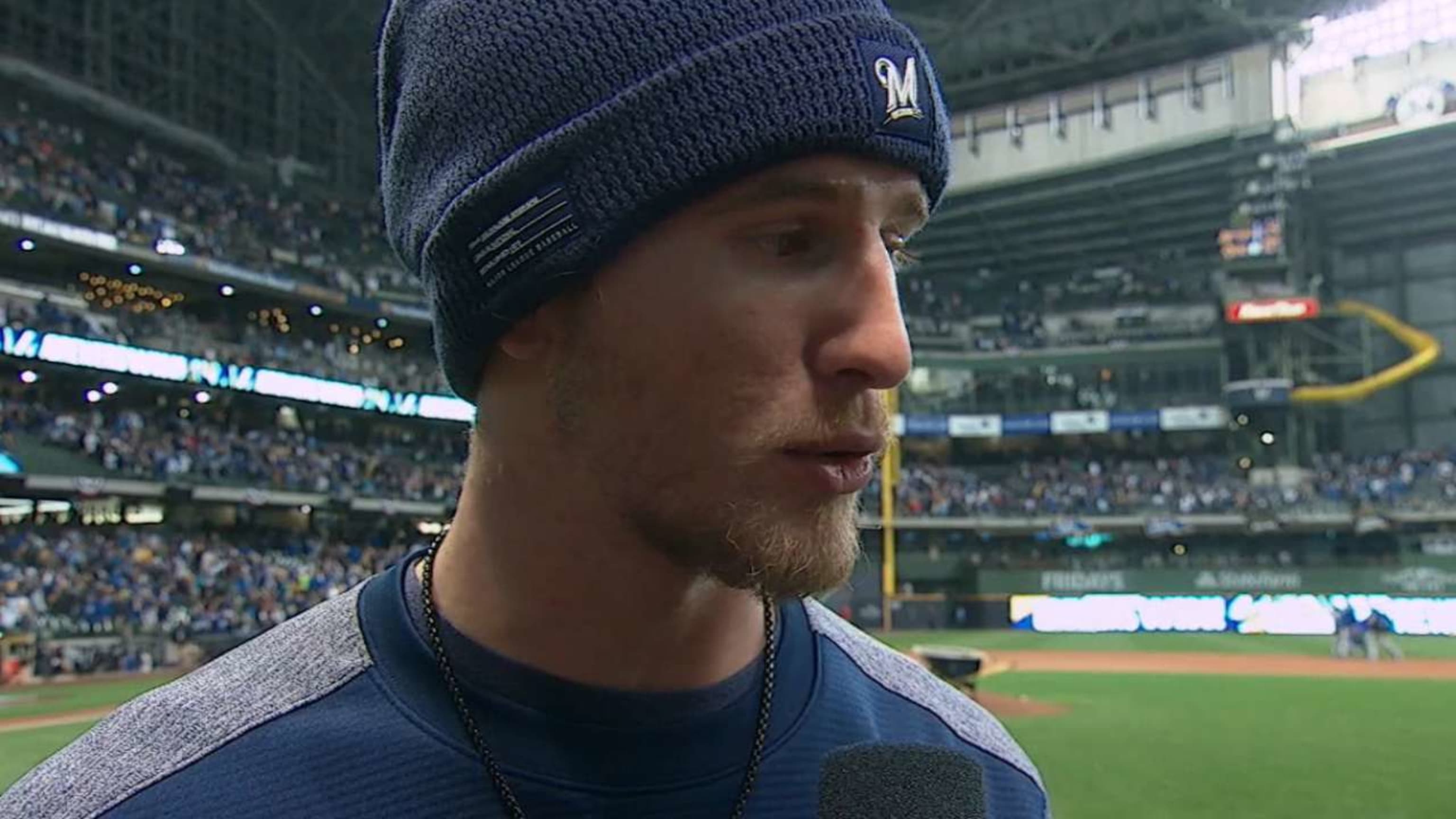 Hader on bullpen in Game 1 win