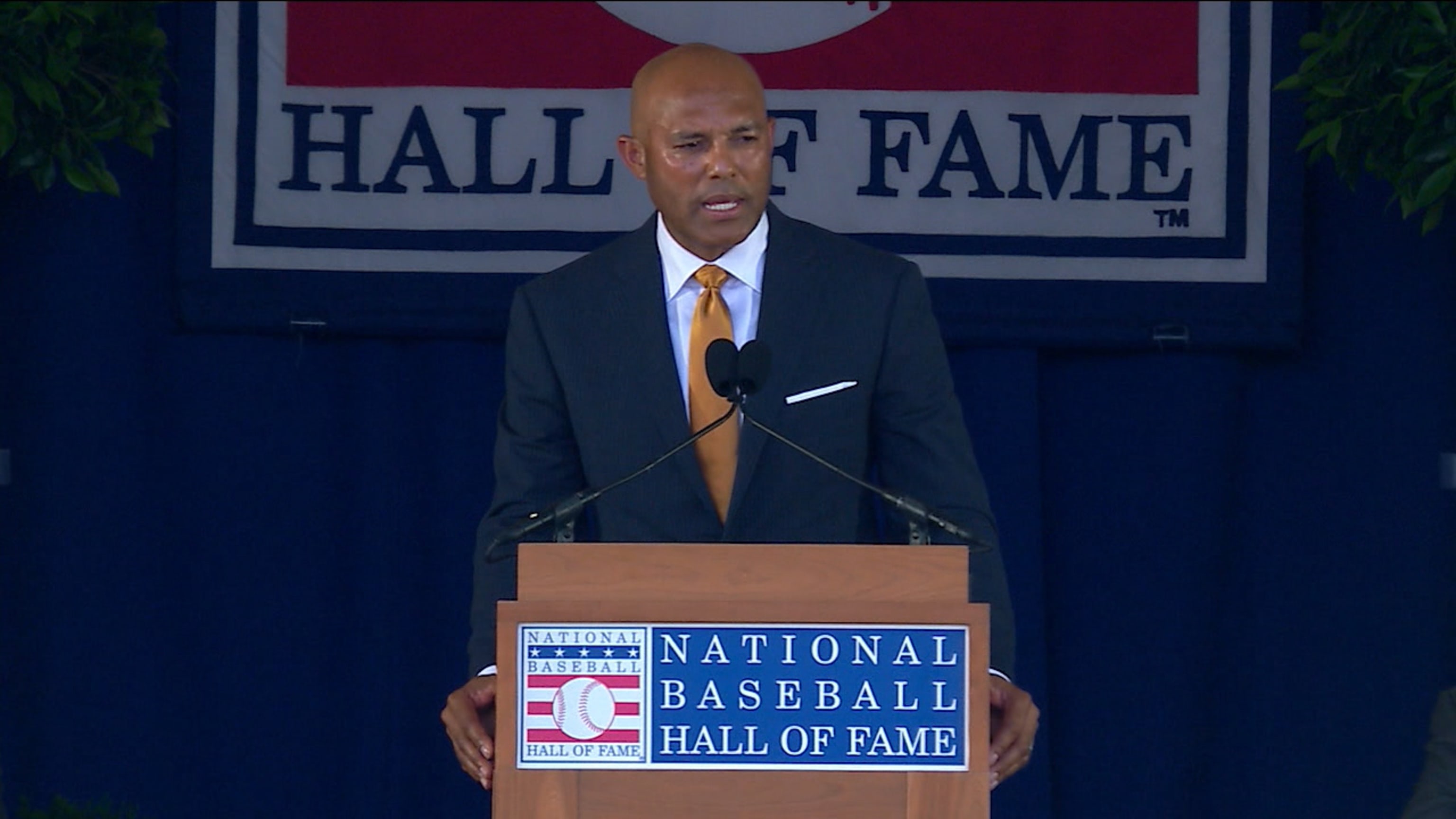 Mariano Rivera closes Hall of Fame induction ceremony