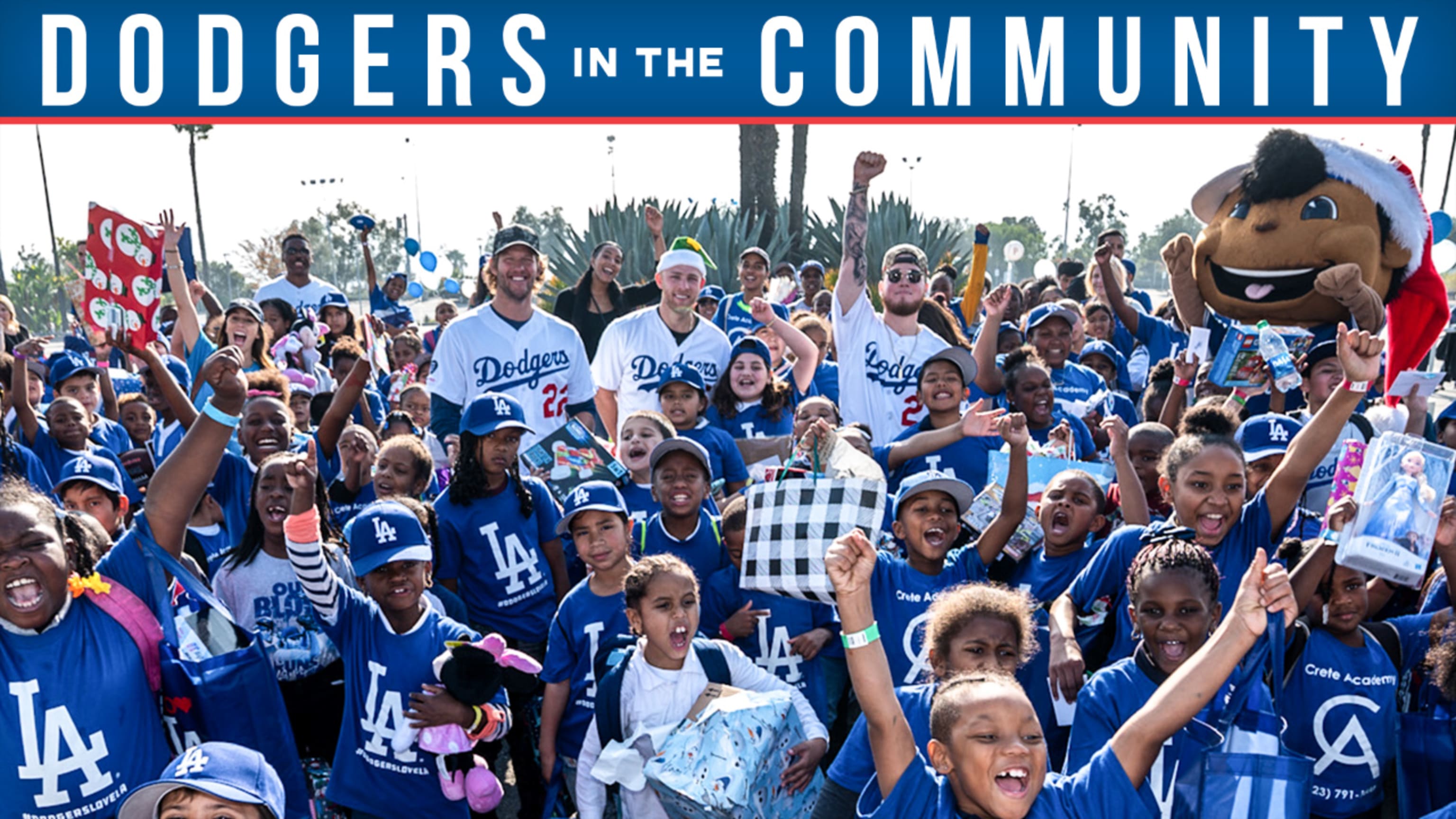 2020 Dodgers Love L.A. Community Tour: Joc Pederson, Matt Beaty