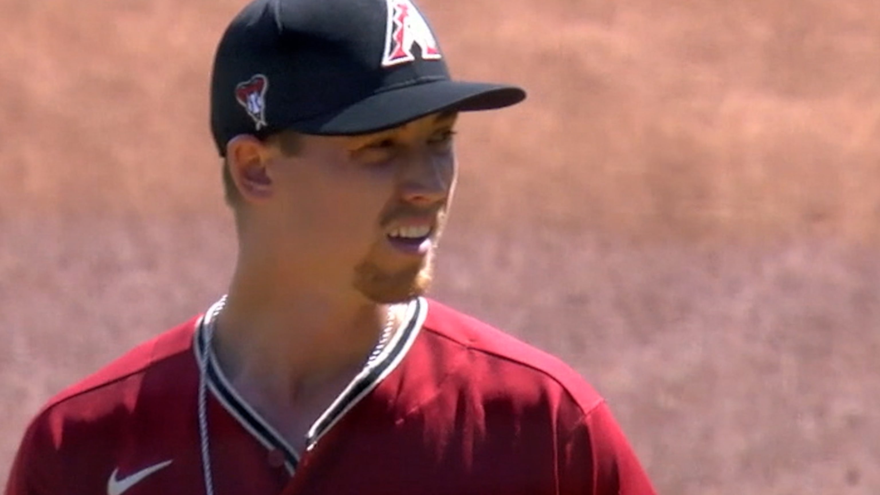 Luke Weaver whiffs Trevor Story 