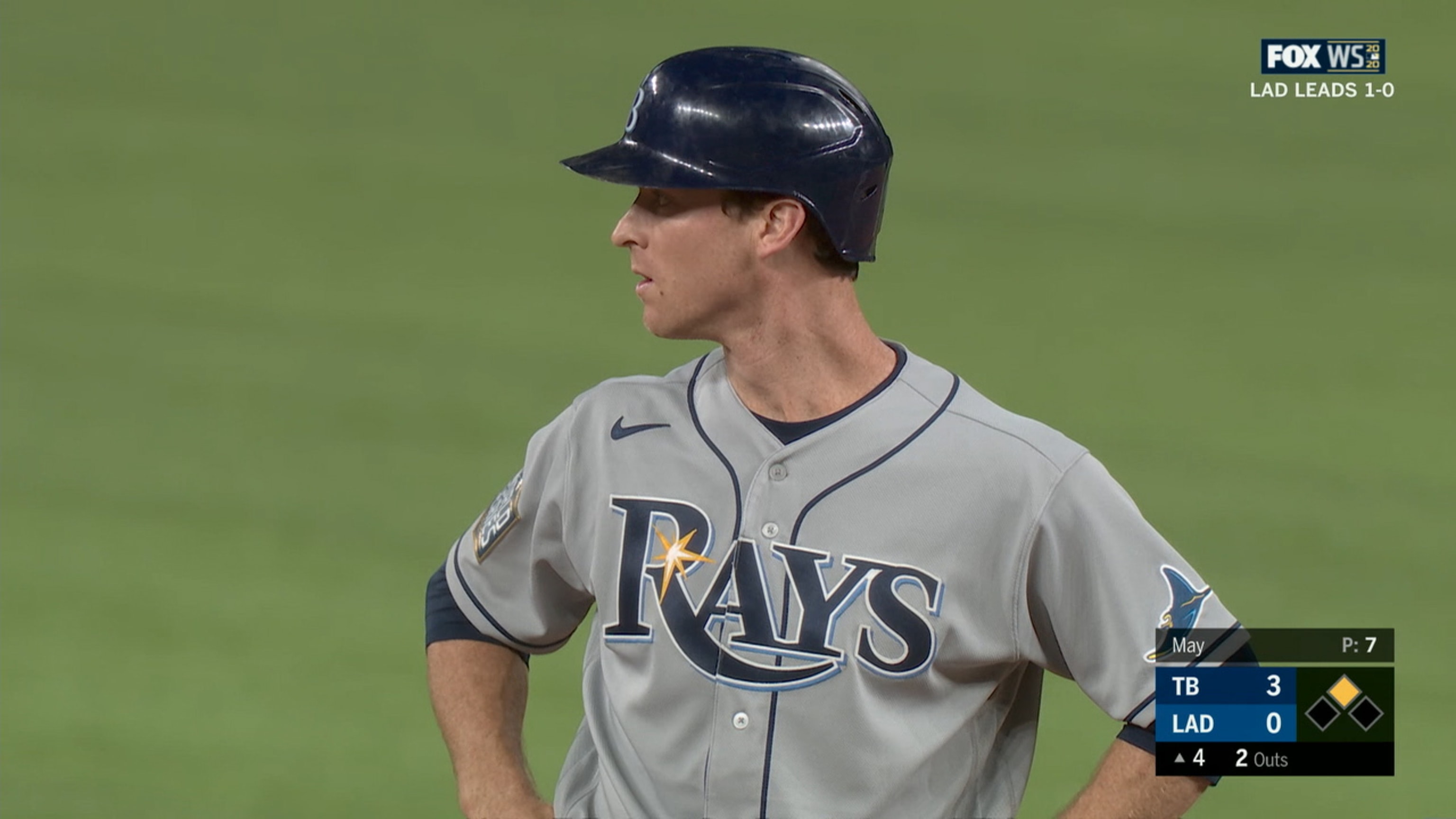 Doble de dos rayas de Joey Wendle