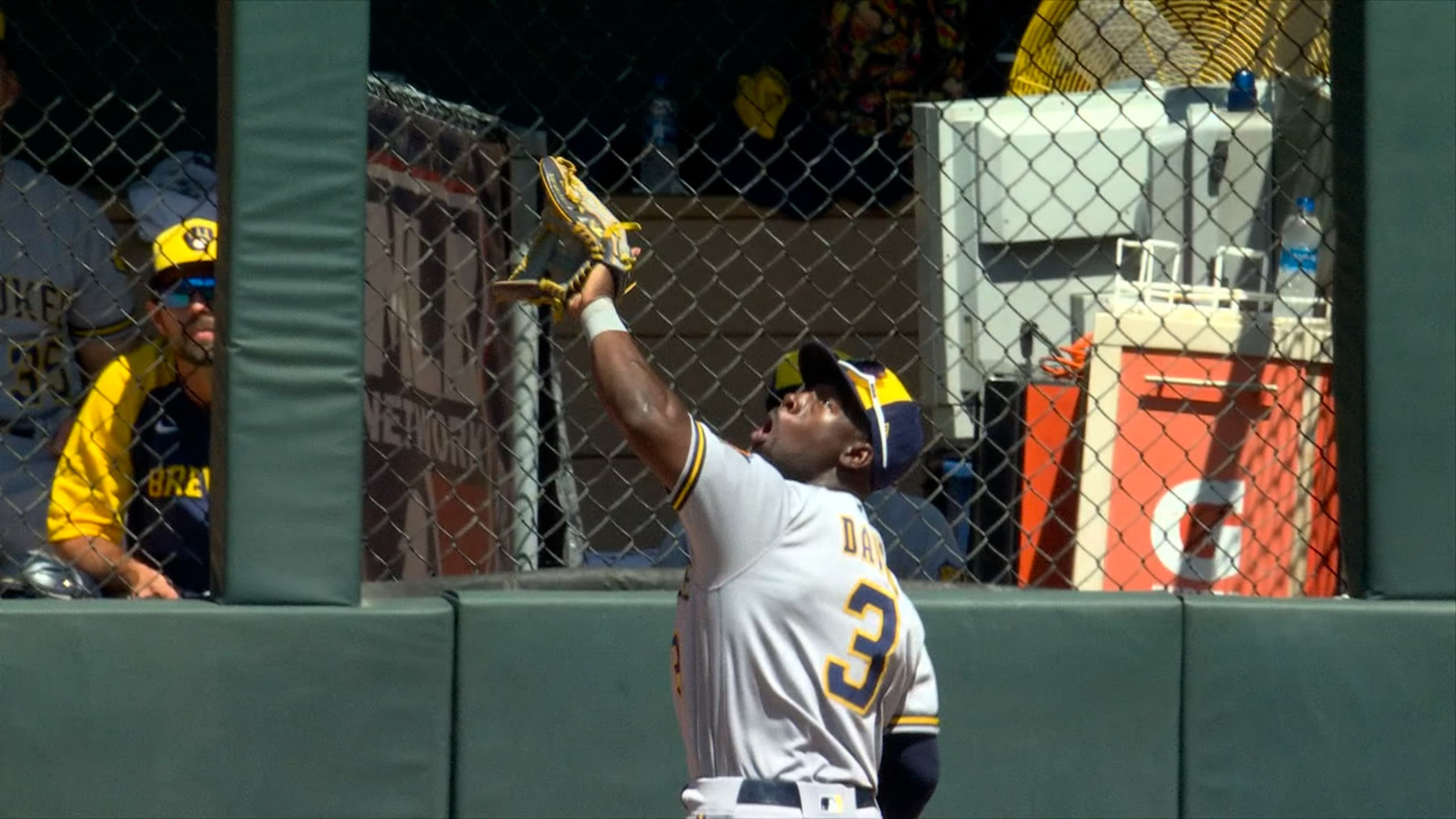 Jonathan Davis' great grab