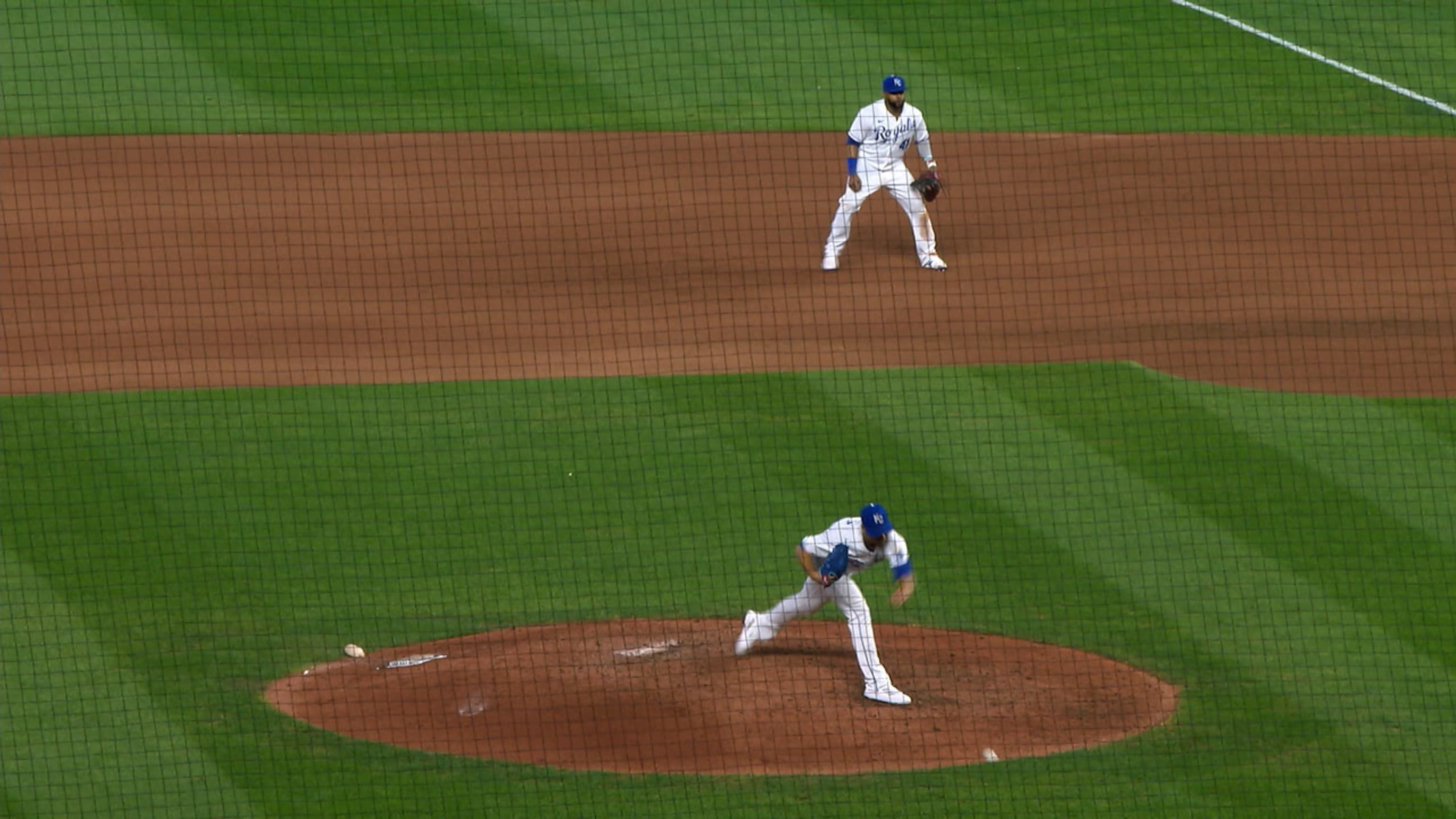 Royals Reliever Jake Brentz Spikes Pitch On Mound
