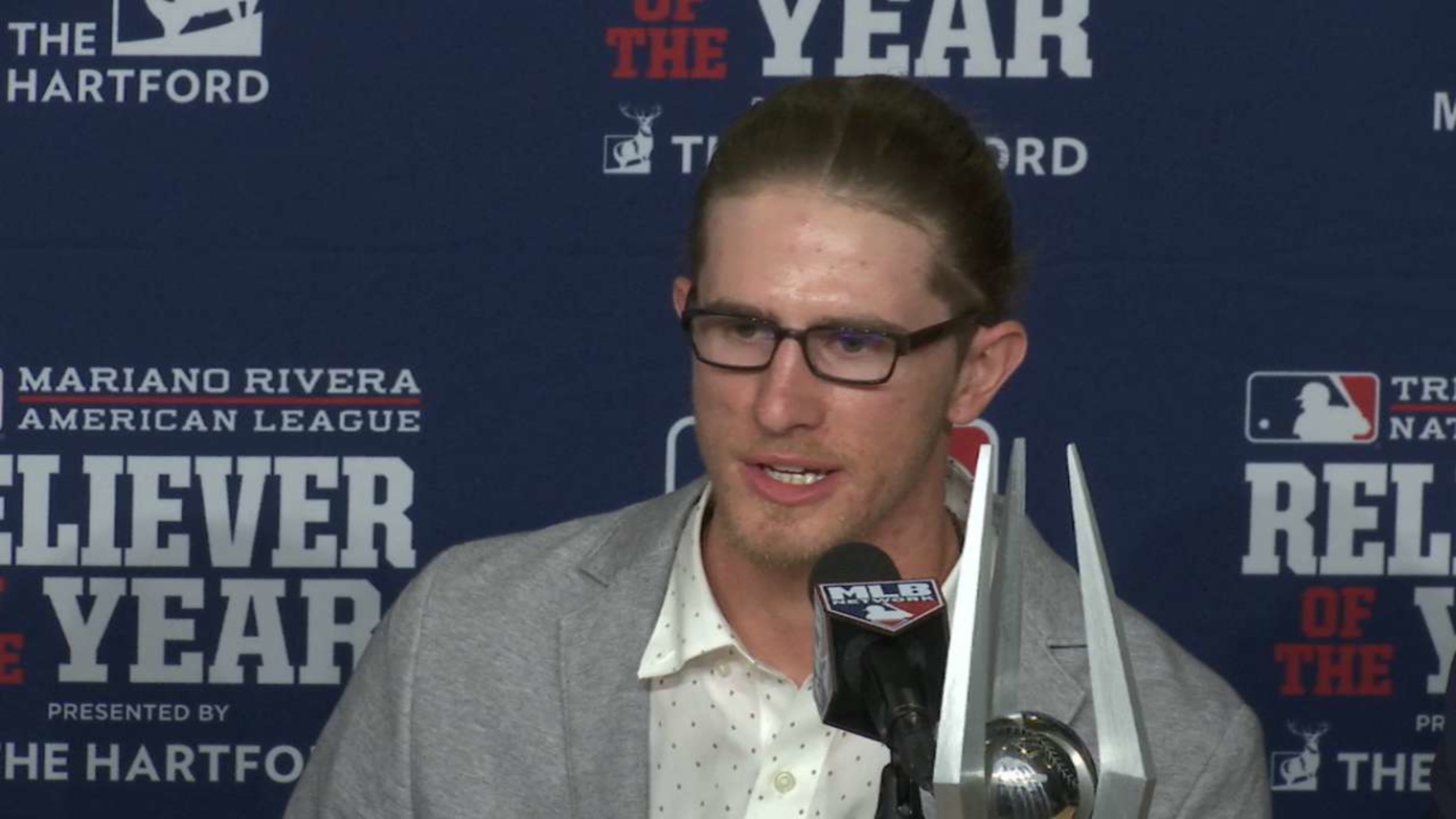 Hader on best reliever honor