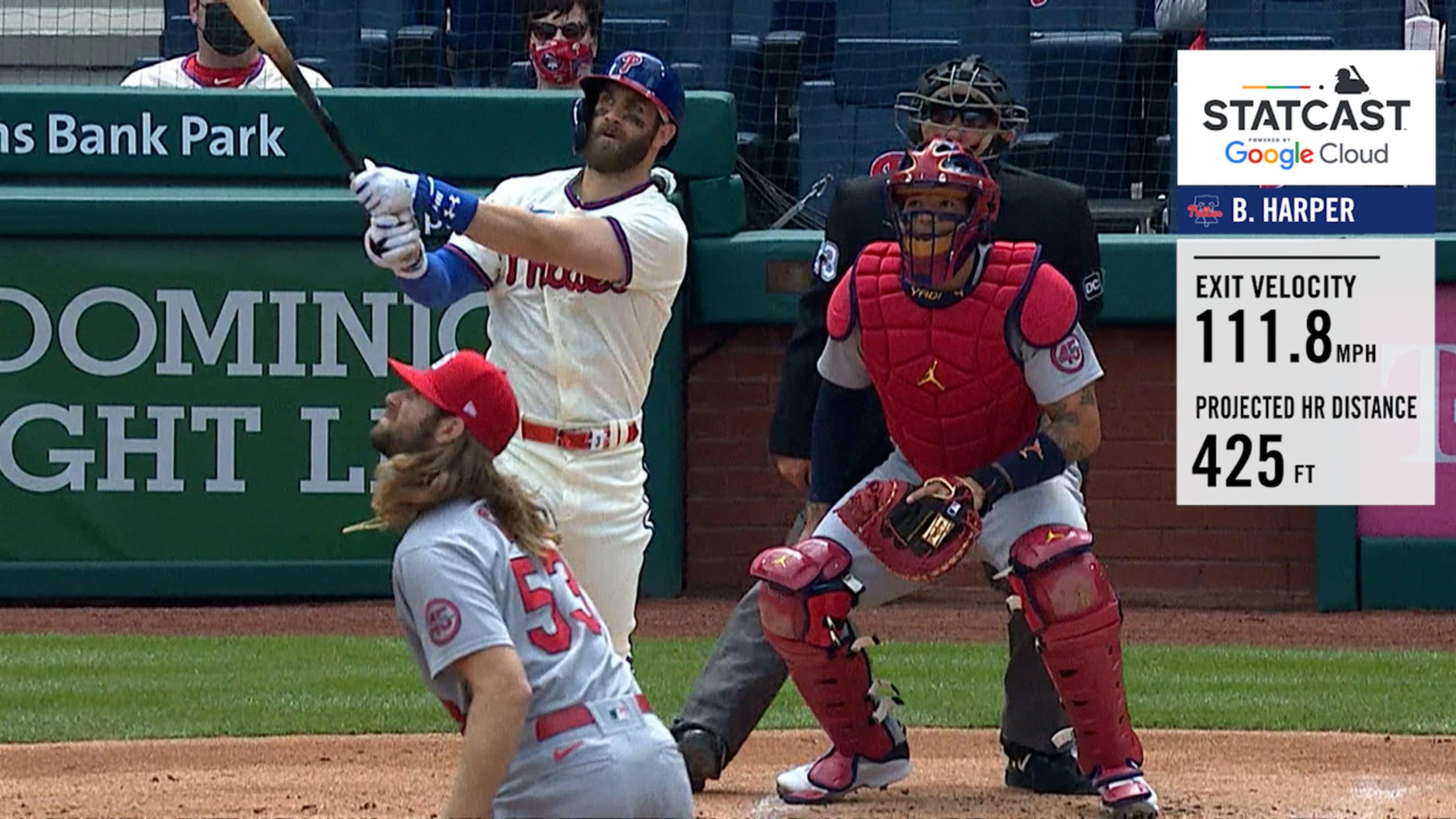 As Phillies' Bryce Harper increases first base time, Rhys Hoskins ahead