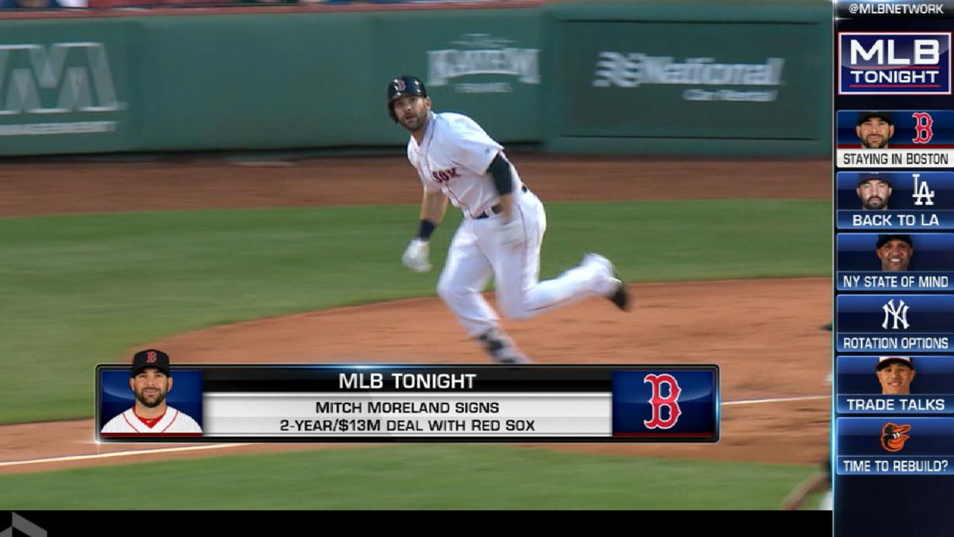 Mitch Moreland, followed Boston Red Sox World Series with