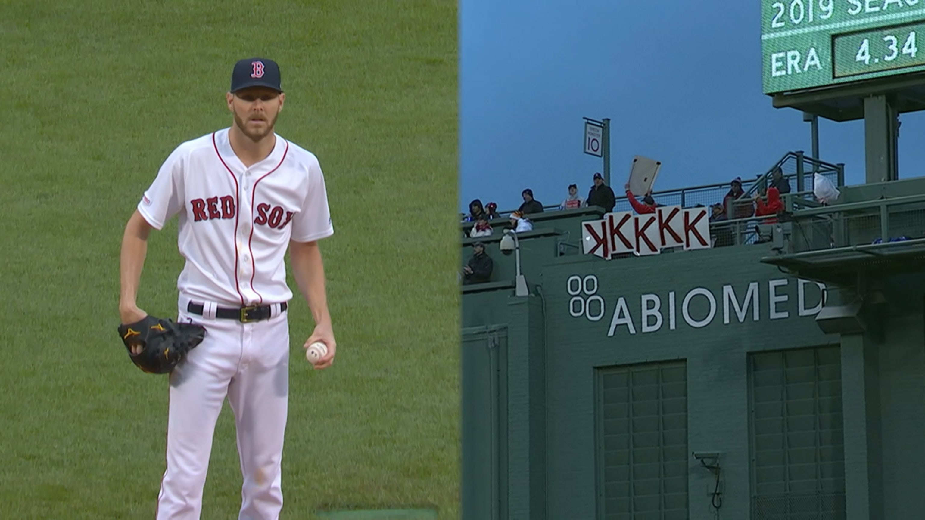 Chris Sale in vintage form with 99 mph heat, 10 strikeouts against