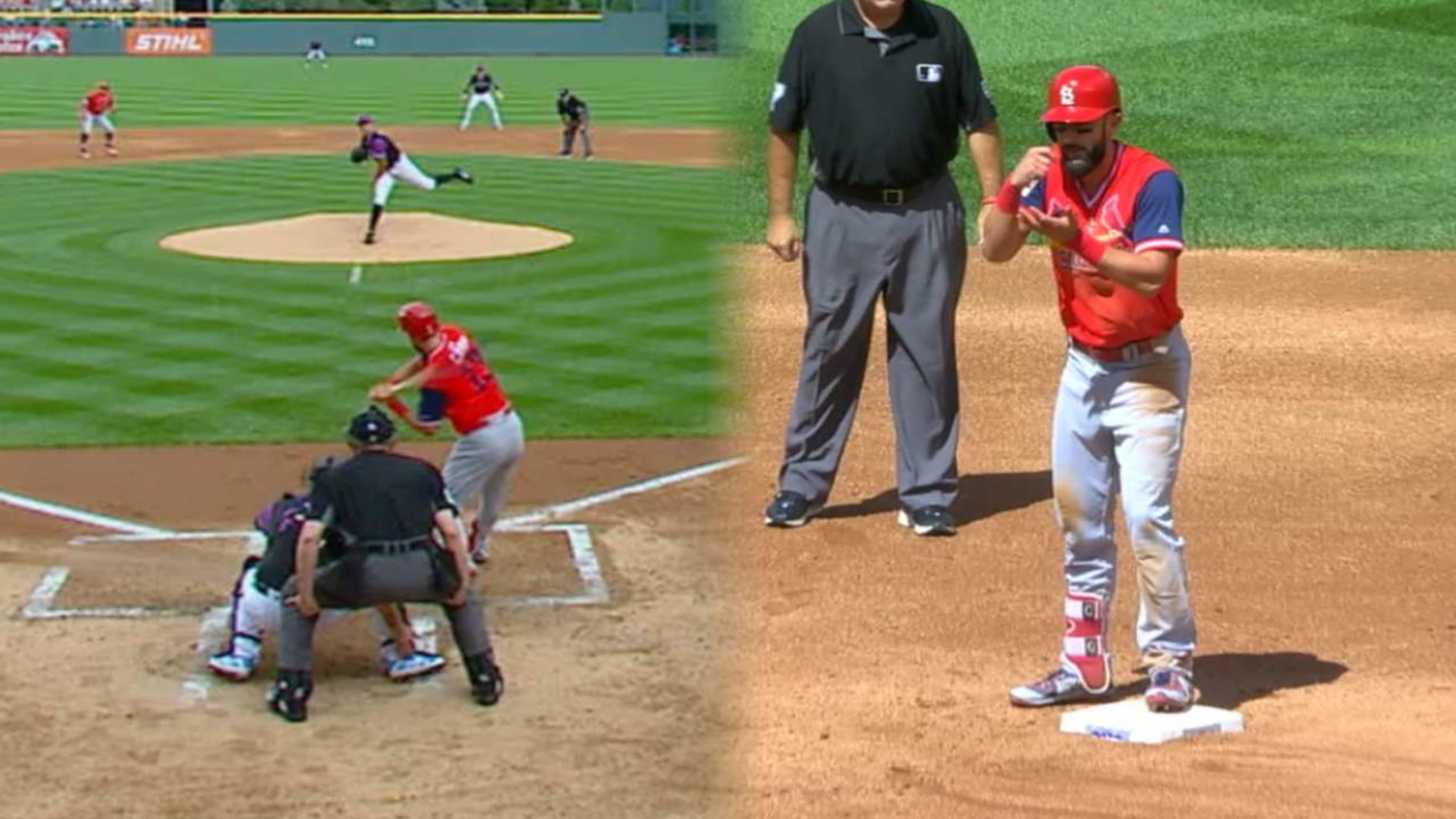 Carpenter's 4-double, 2-RBI game