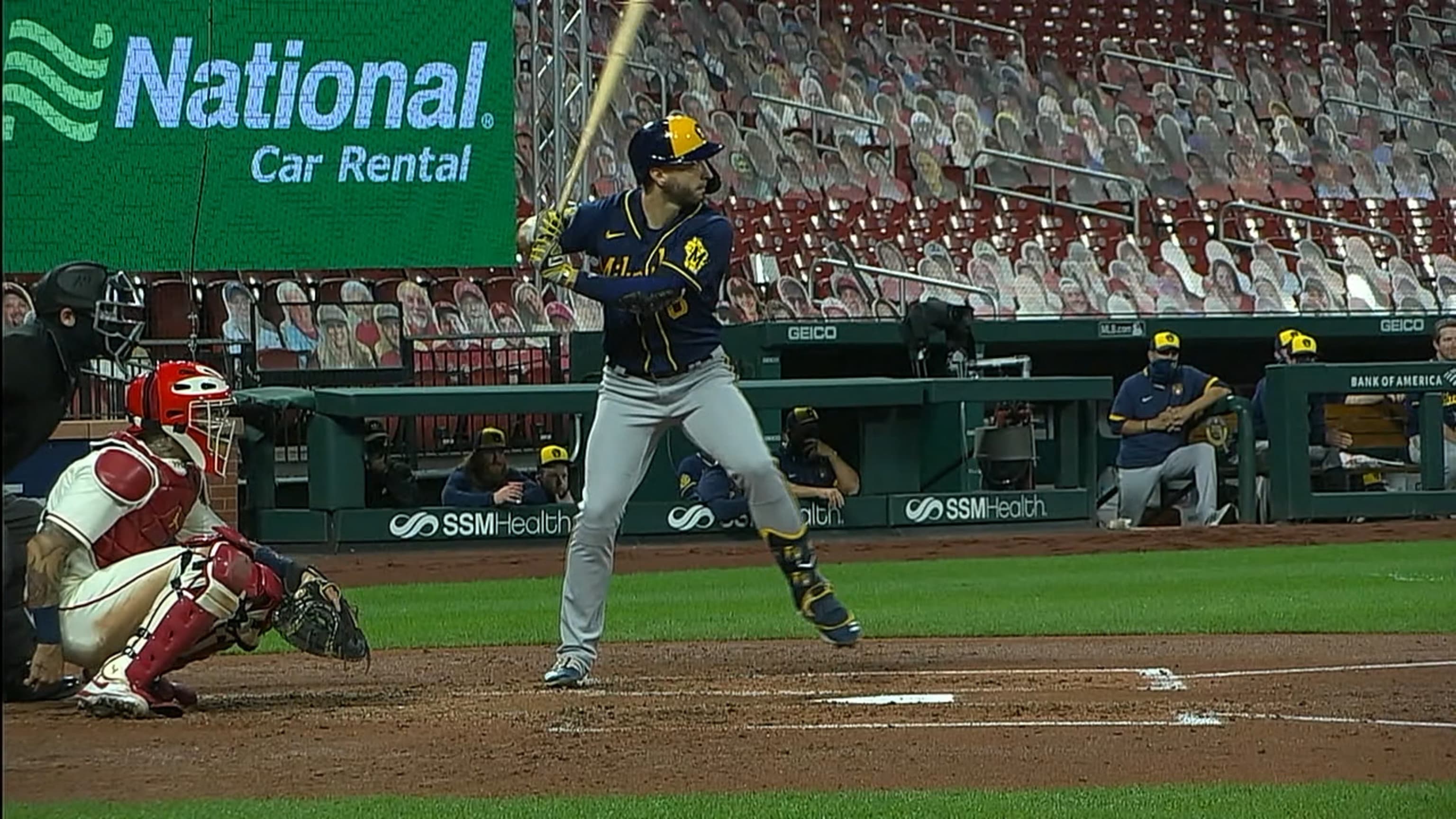 Jonrón solitario de Braun