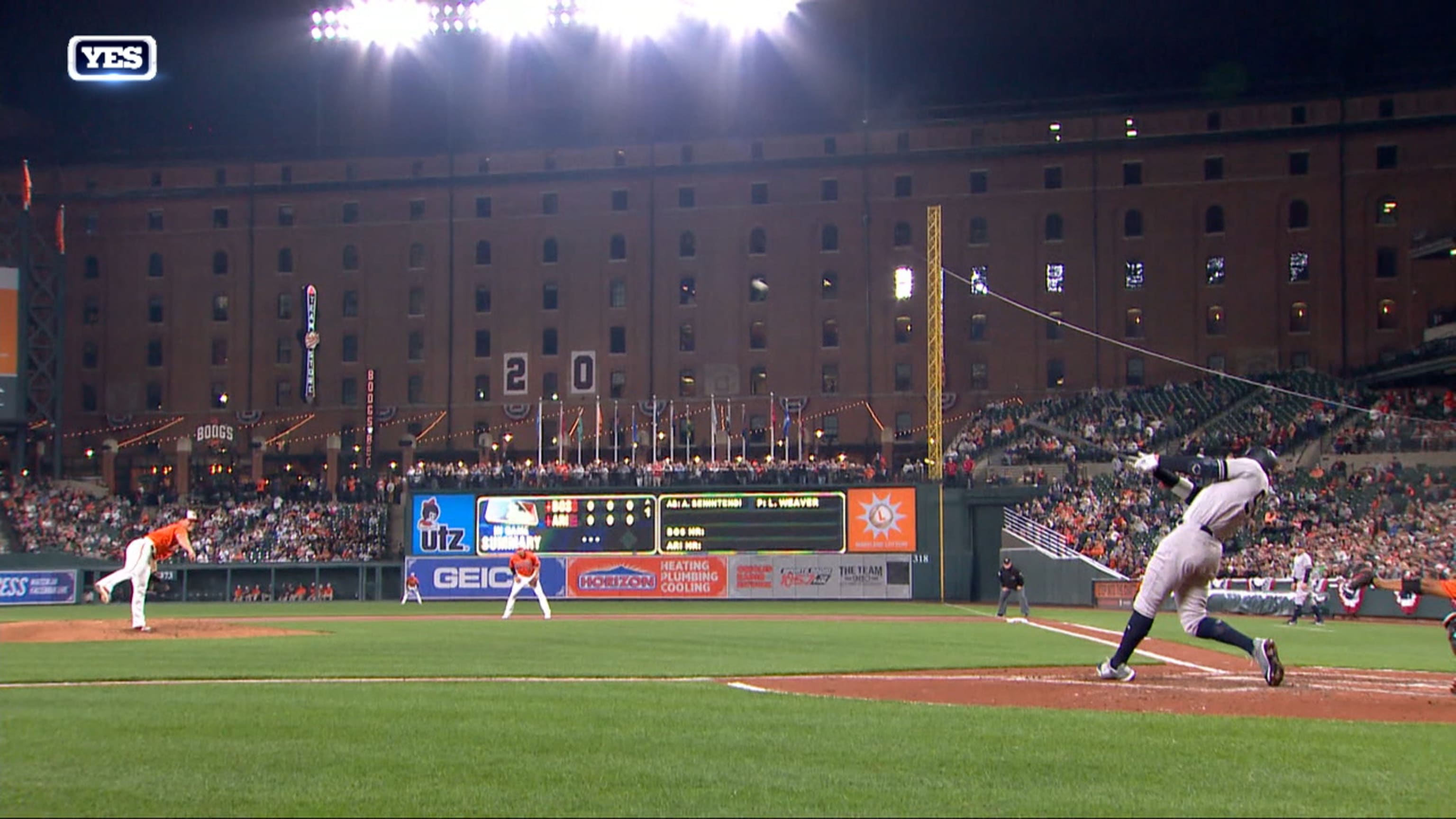 Judge conecta su 2do HR en el juego