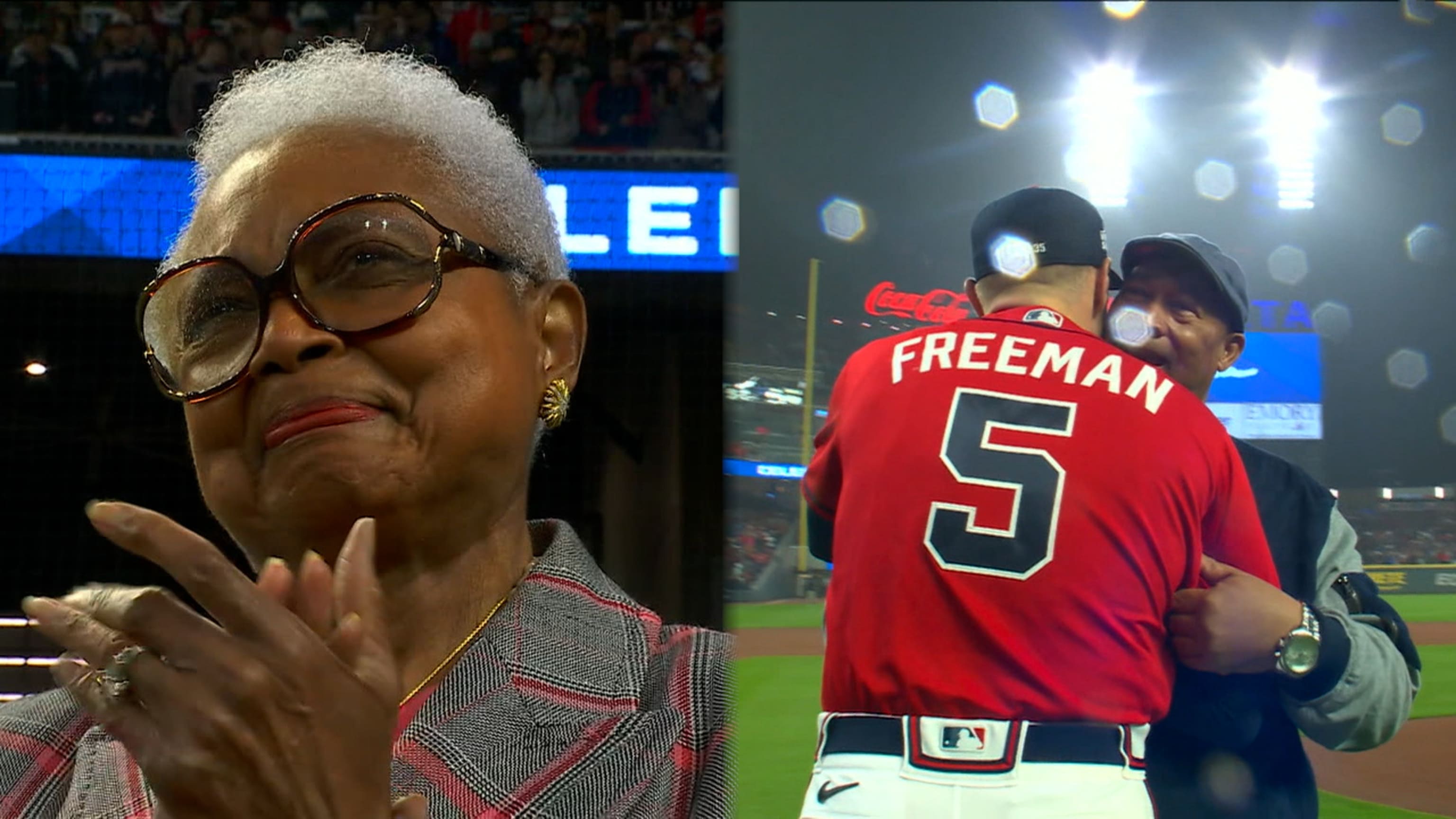 Los Bravos honran a Hank Aaron