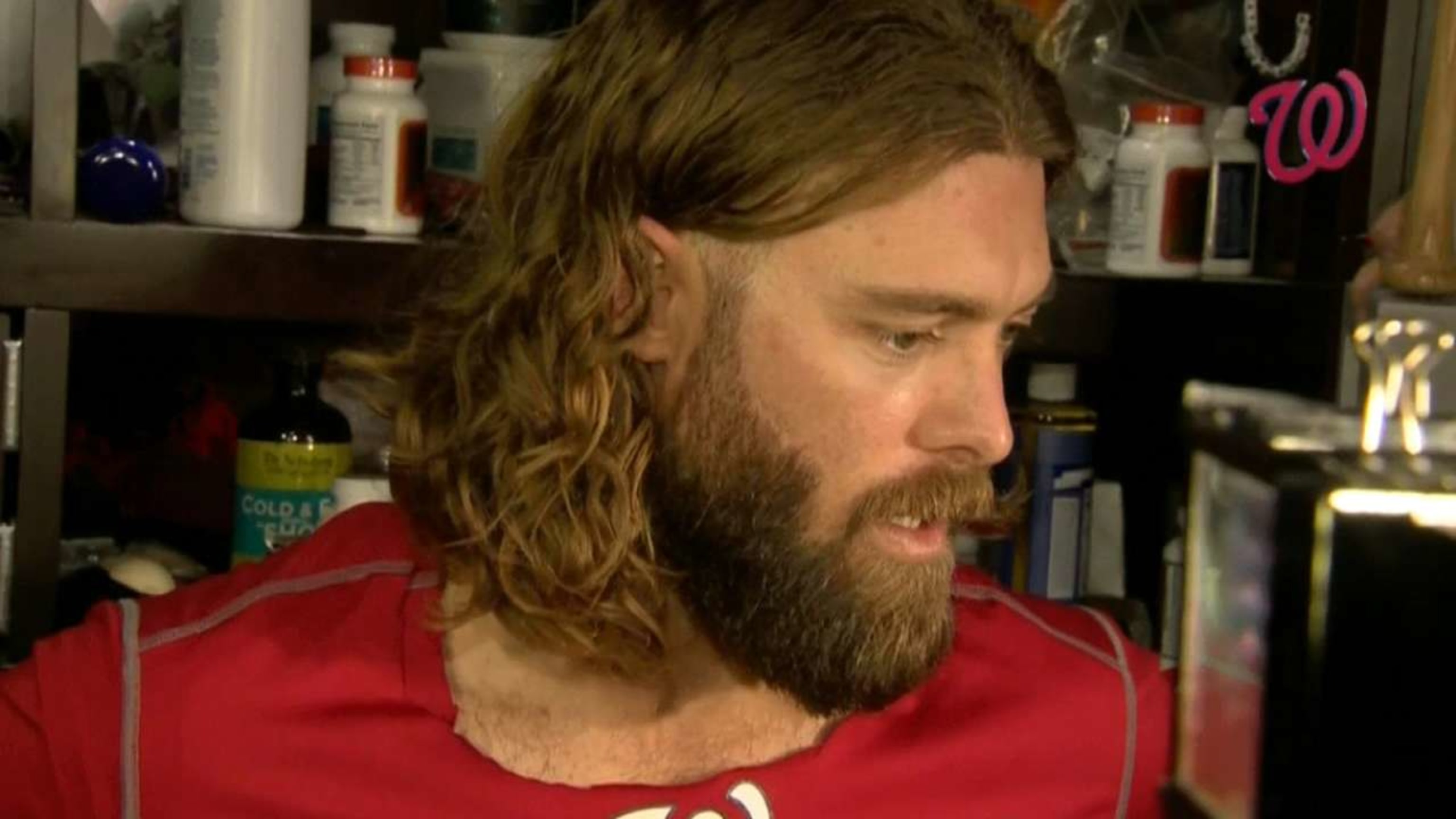 Jayson Werth thrown out at home by Dodgers