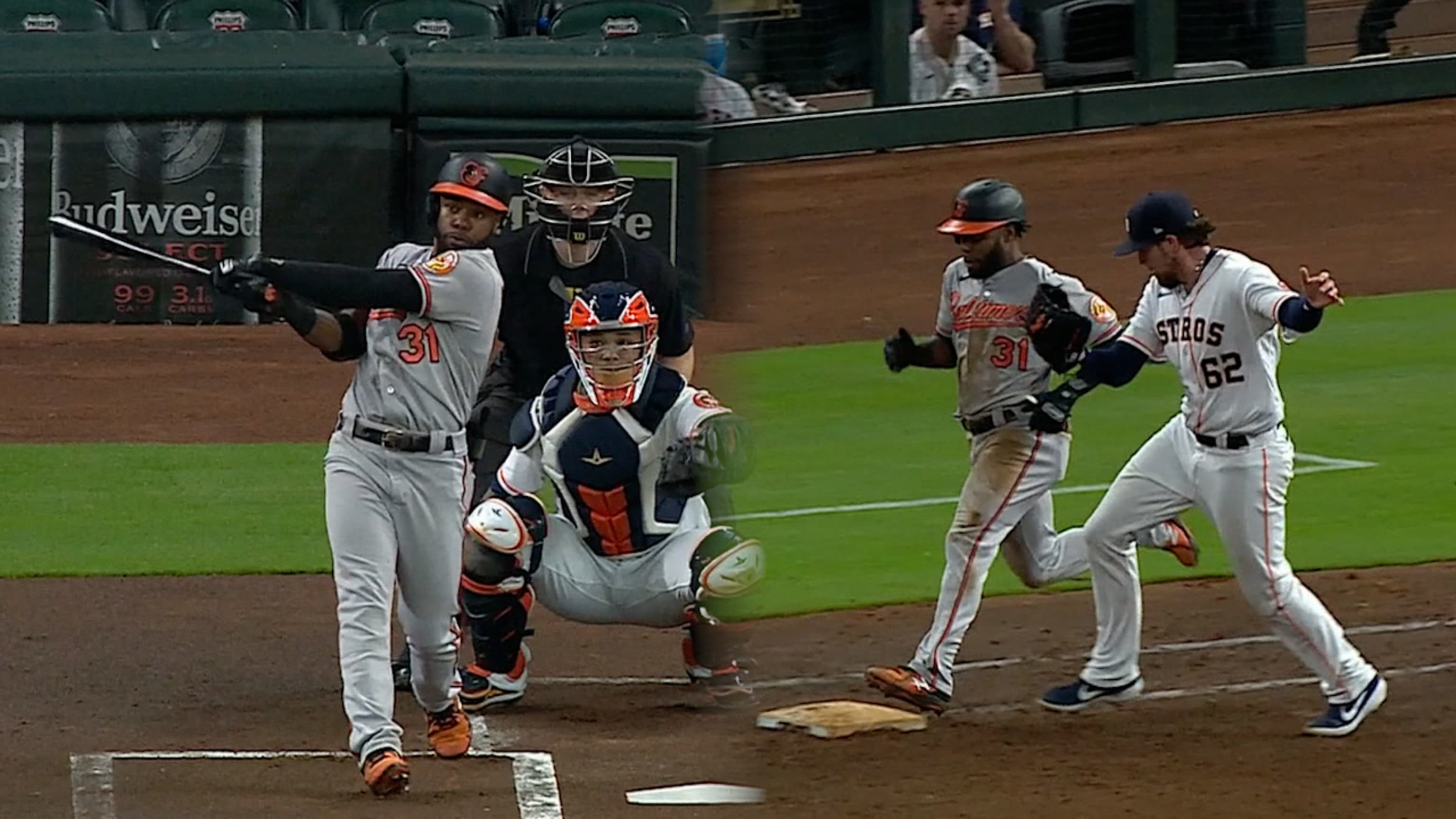 Juego de 4 hits de Cedric Mullins