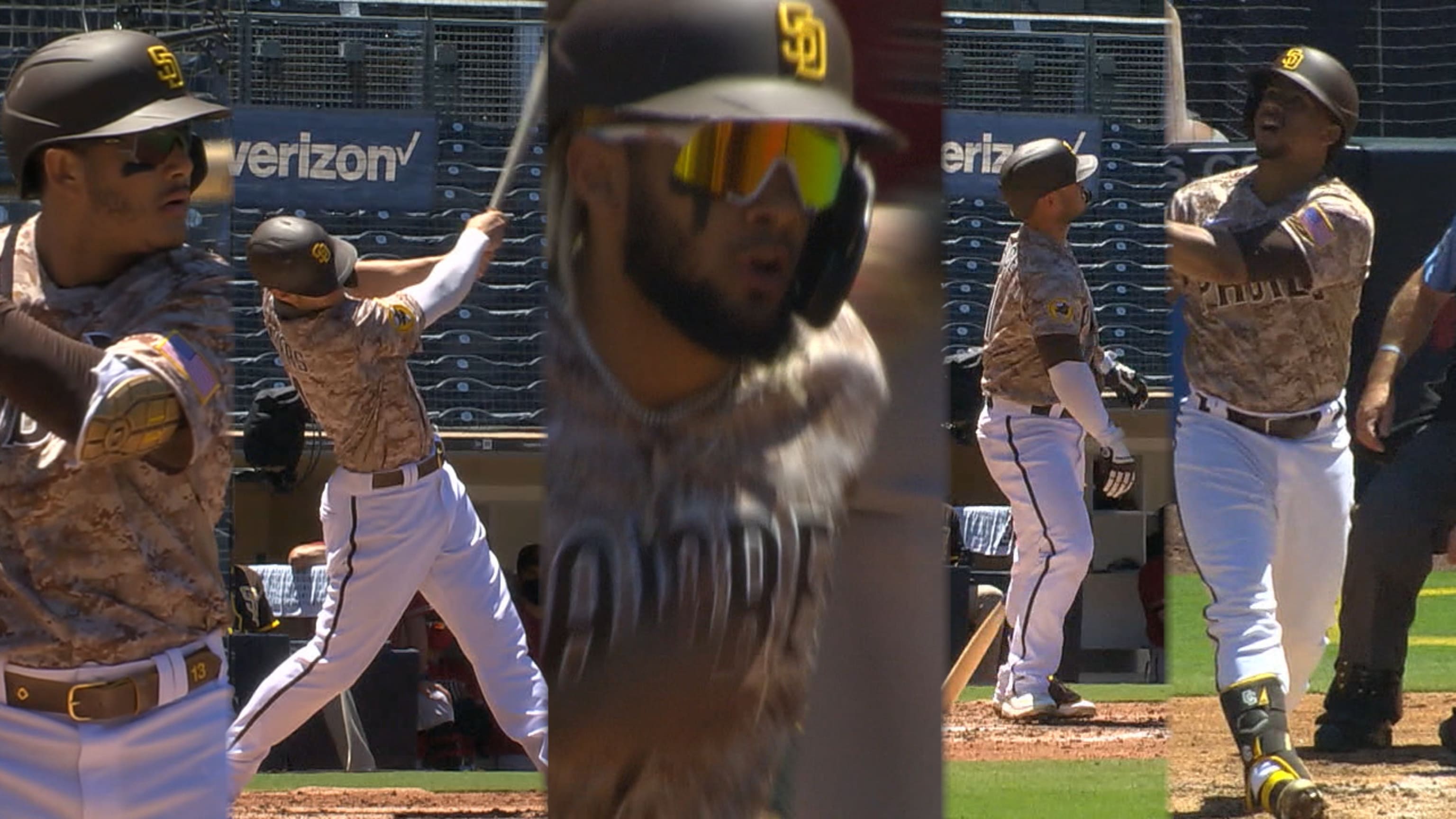 Padres descargan seis jonrones