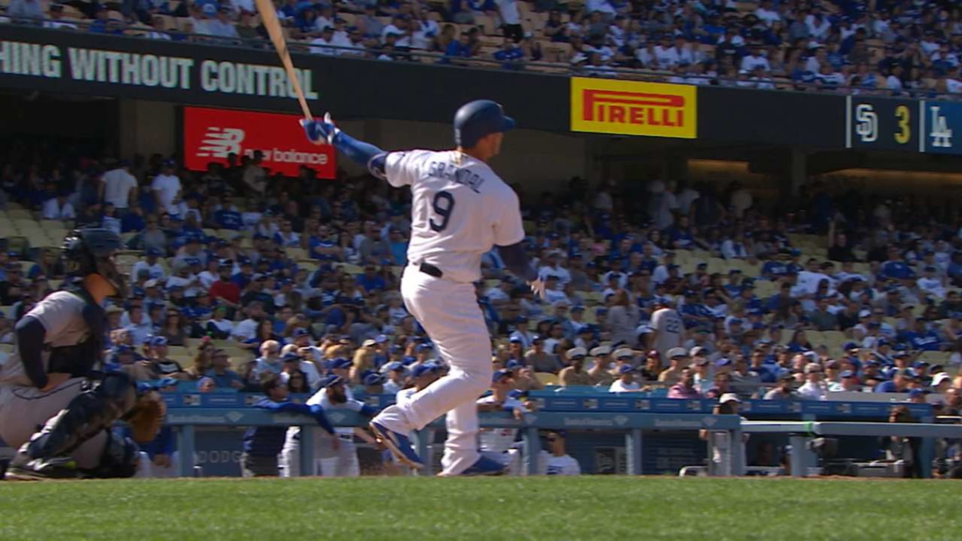 Joc Pederson fulfilled his dream and practiced with the L.A. Rams