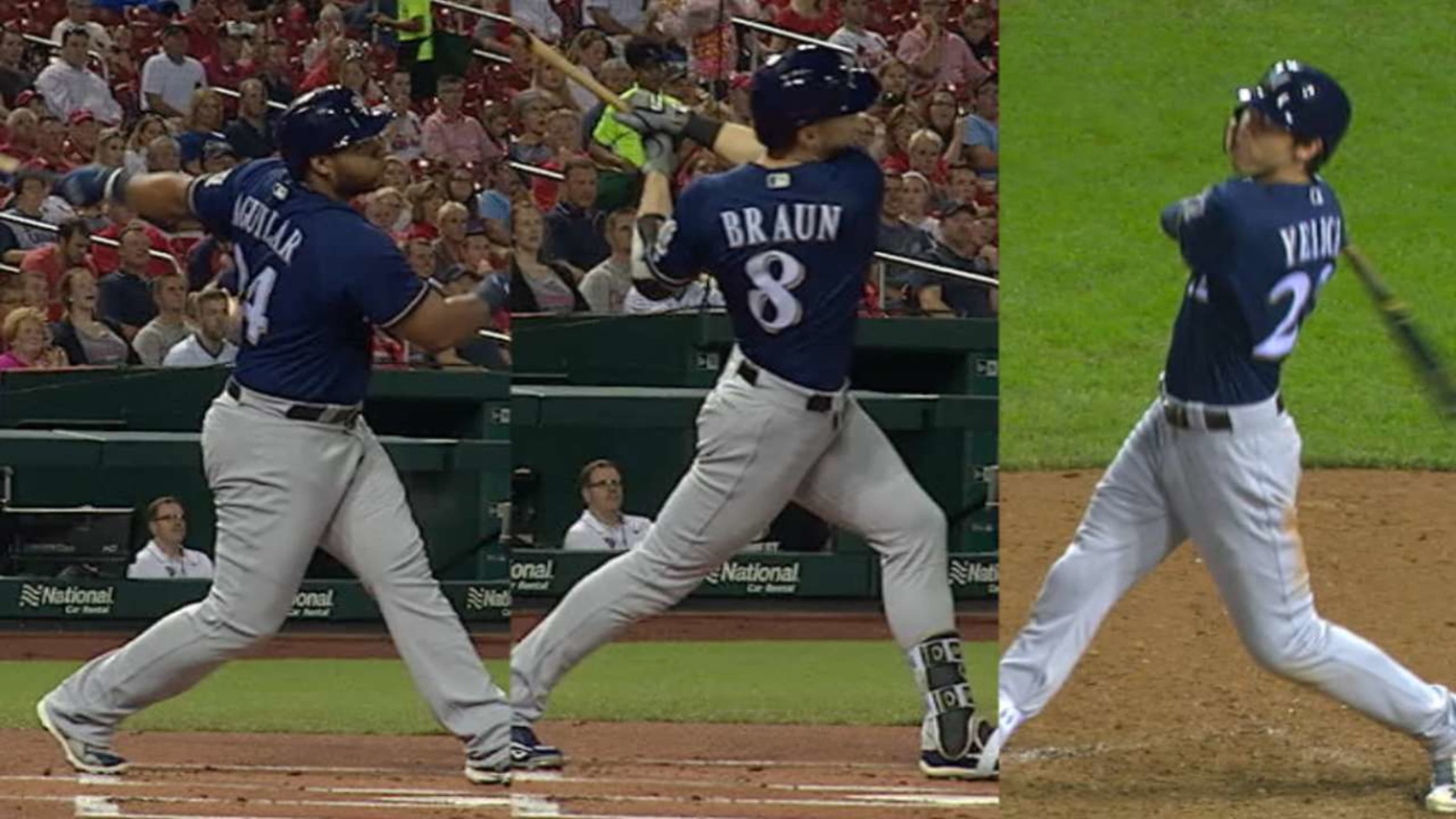 Braun Yelich Put Brewers Magic Number At 1