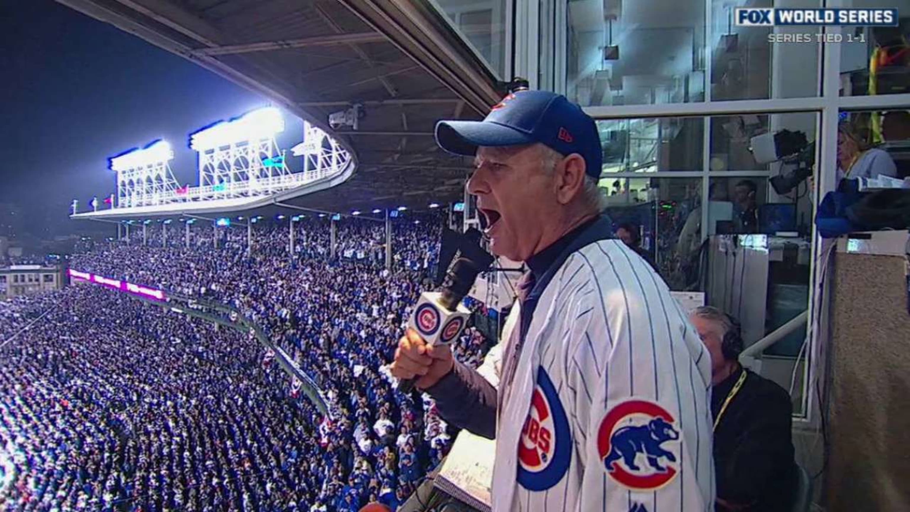 Harry Caray sing the 7th inning stretch at Wrigley Field on 7/3/15